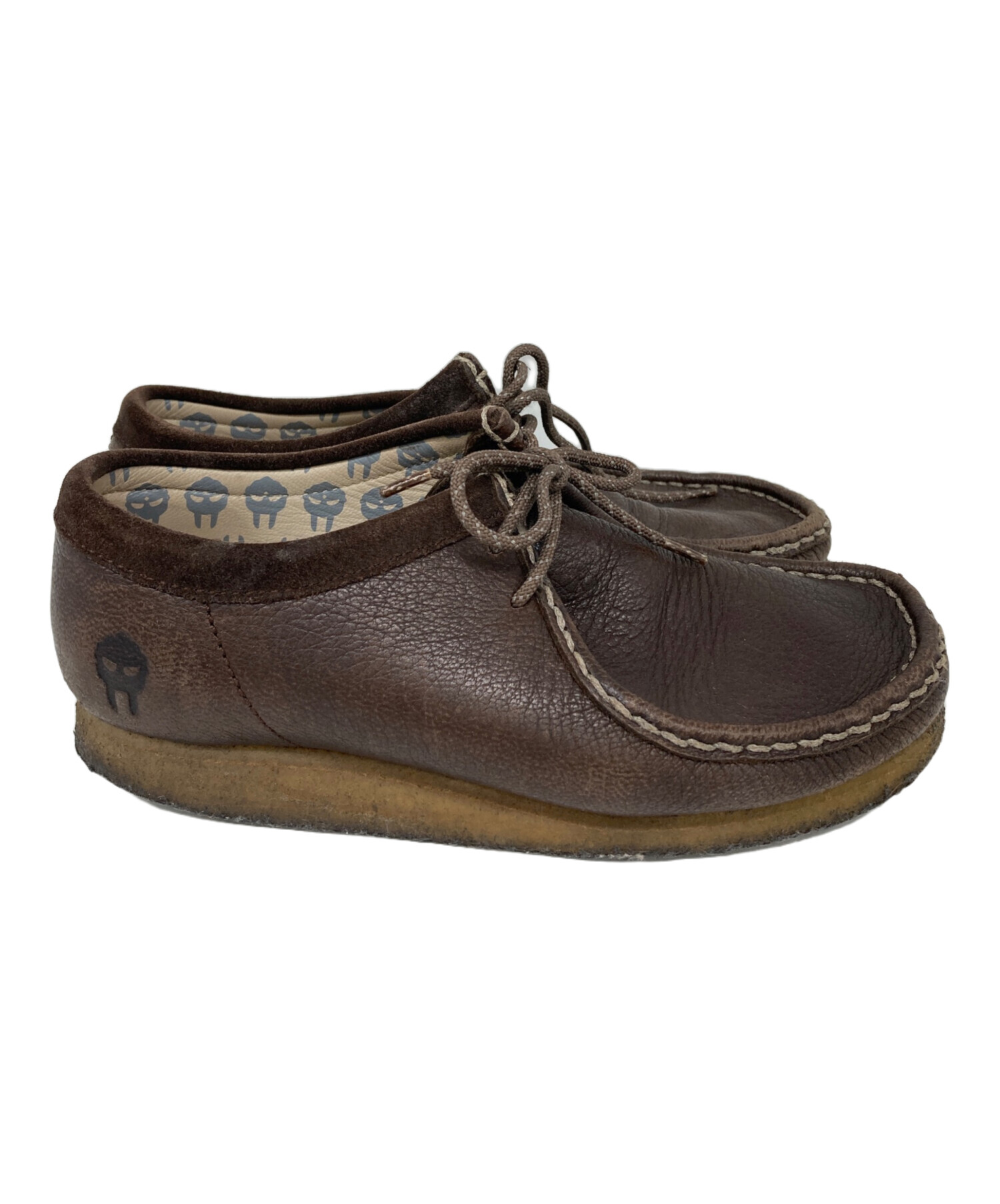 中古・古着通販】CLARKS (クラークス) ワラビーシューズ ブラウン