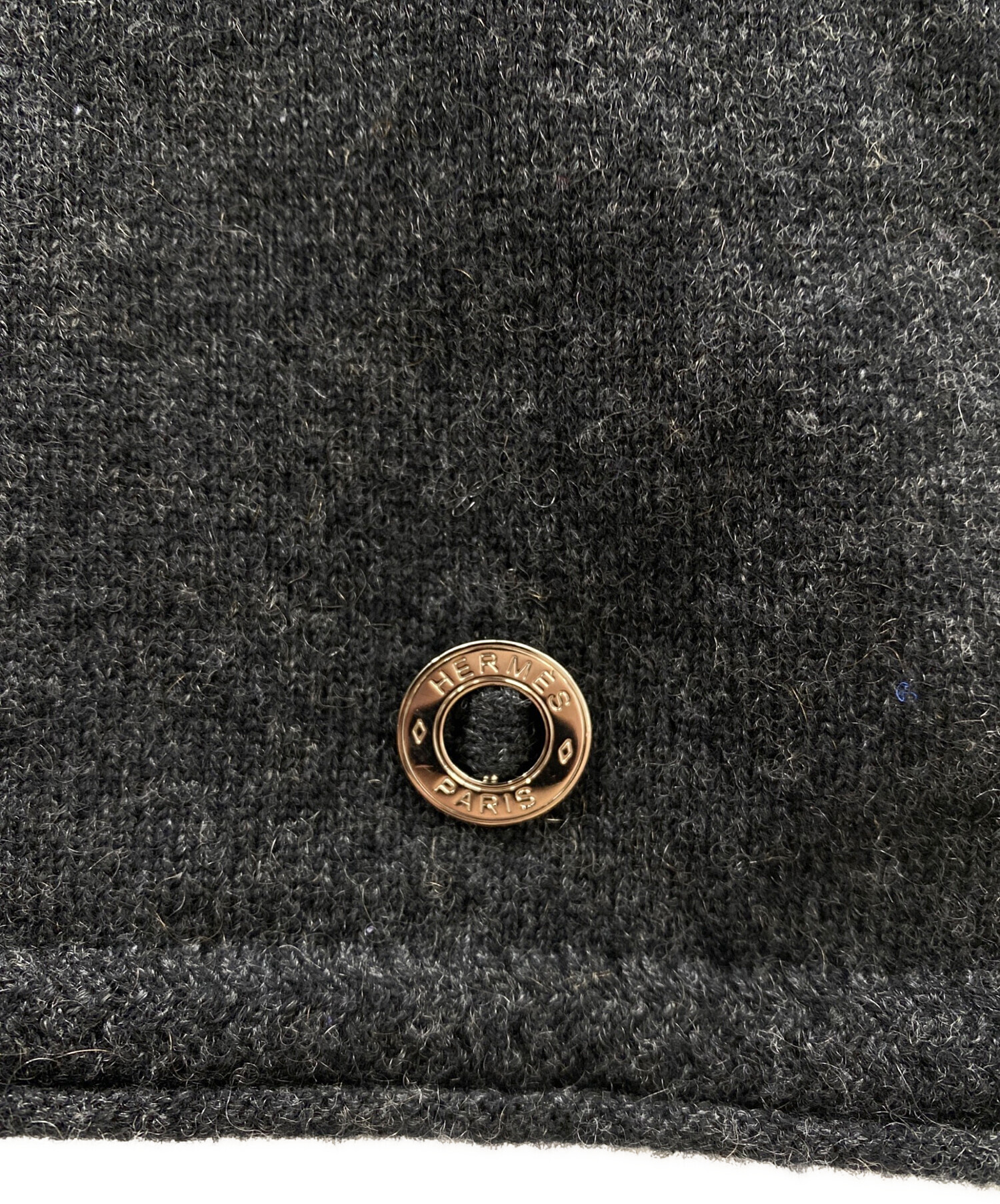 中古・古着通販】HERMES (エルメス) カシミヤニット グレー サイズ:34 