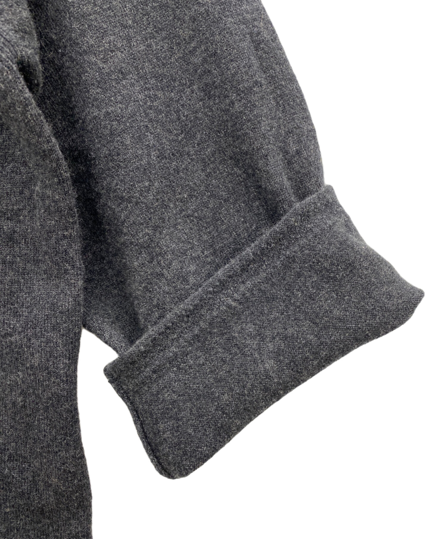 中古・古着通販】HERMES (エルメス) カシミヤニット グレー サイズ:34