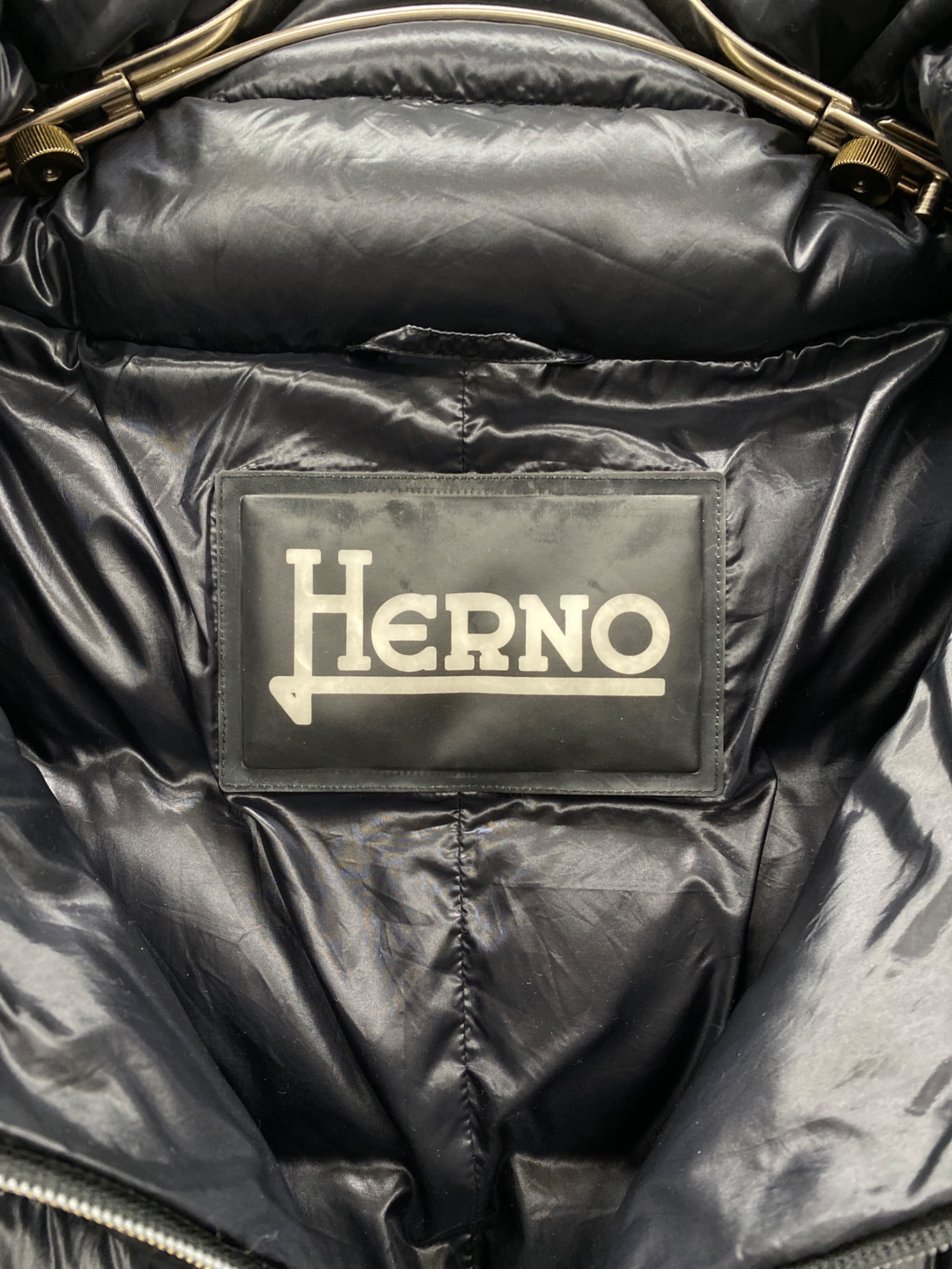 中古・古着通販】HERNO (ヘルノ) ダウンコート ネイビー サイズ:50 