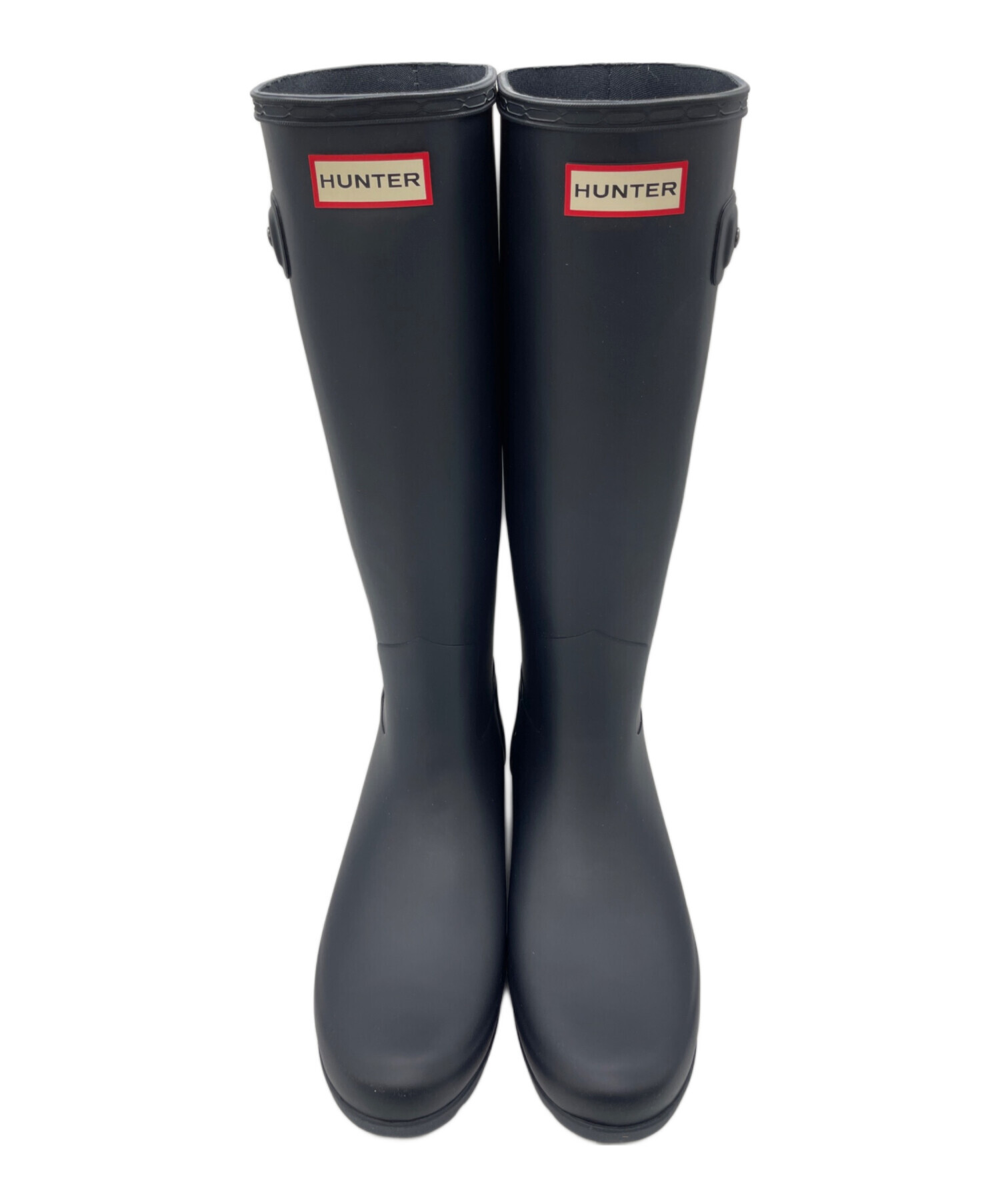 中古・古着通販】HUNTER (ハンター) レインブーツ ブラック サイズ:UK5