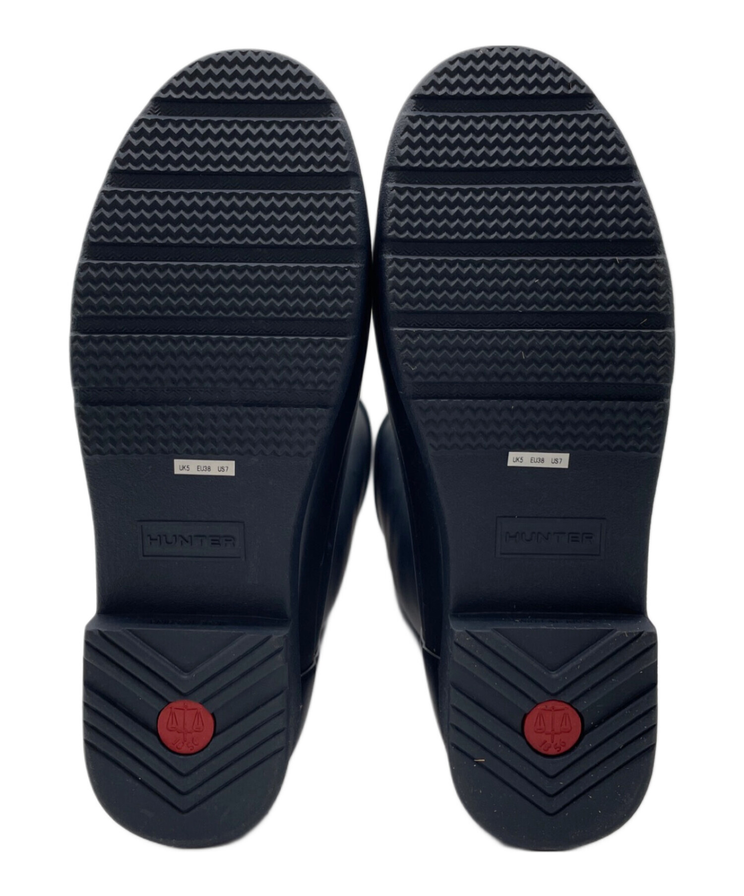 中古・古着通販】HUNTER (ハンター) レインブーツ ブラック サイズ:UK5