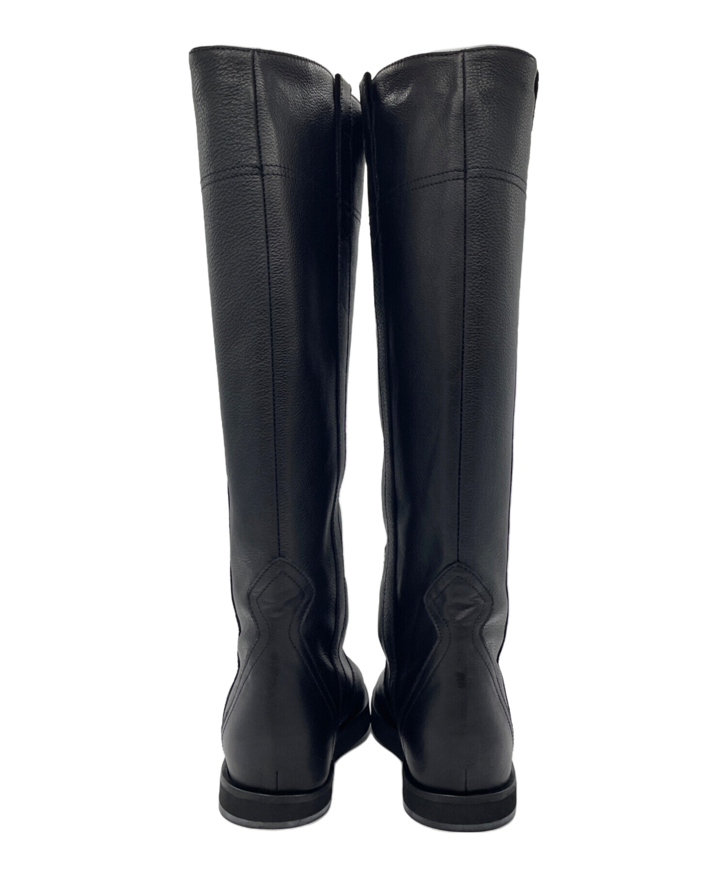 【未使用（試着のみ）】ファビオルスコーニ　ロングブーツ　ブラック　38 中古・古着通販】FABIO RUSCONI (ファビオルスコーニ) ロングブーツ