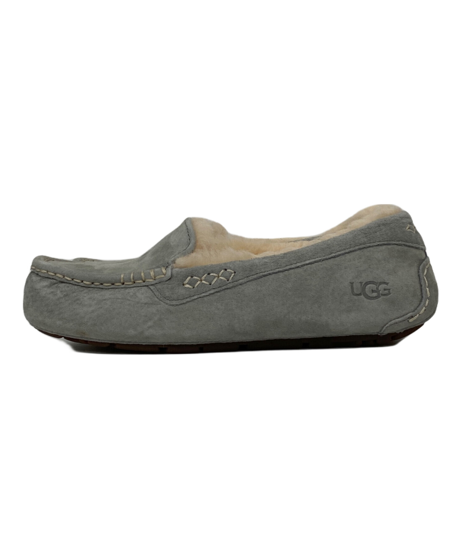 中古・古着通販】UGG (アグ) ヴァンプローファー ライトグレー サイズ 