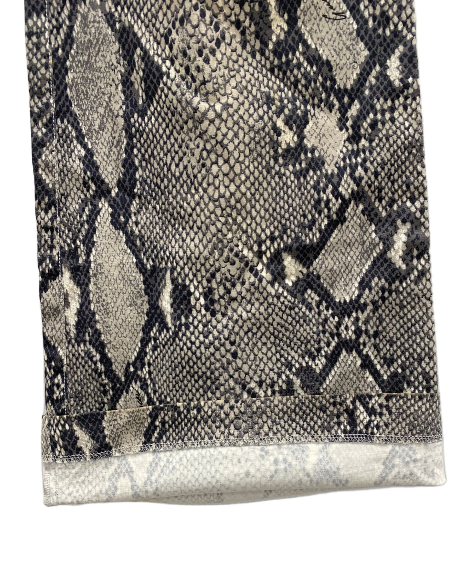 中古・古着通販】GUCCI (グッチ) フレアパンツ グレー サイズ:SIZE 42