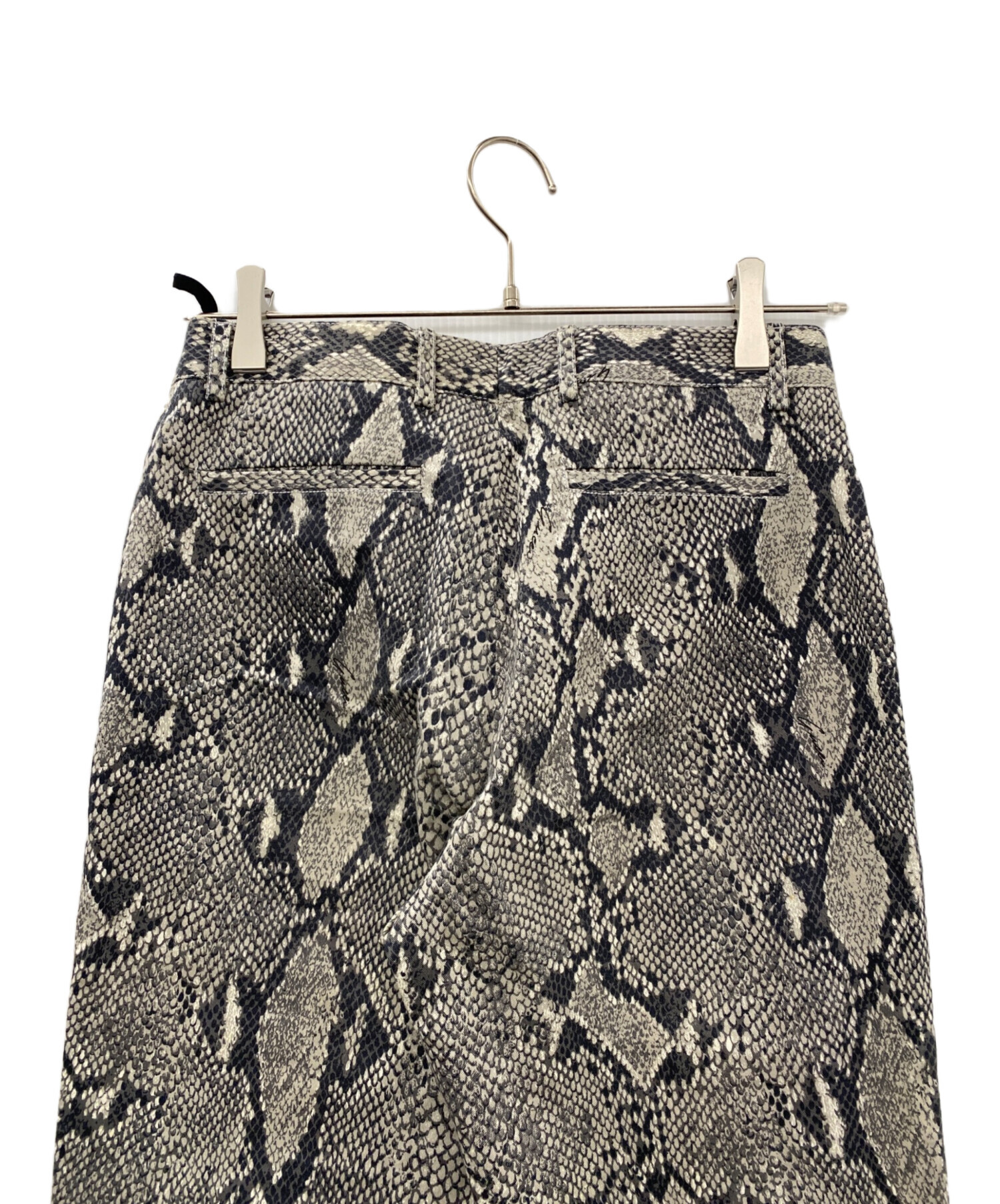 中古・古着通販】GUCCI (グッチ) フレアパンツ グレー サイズ:SIZE 42