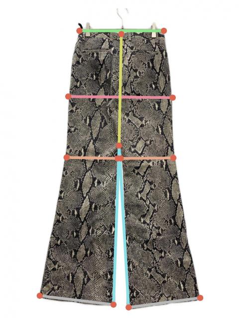 中古・古着通販】GUCCI (グッチ) フレアパンツ グレー サイズ:SIZE 42