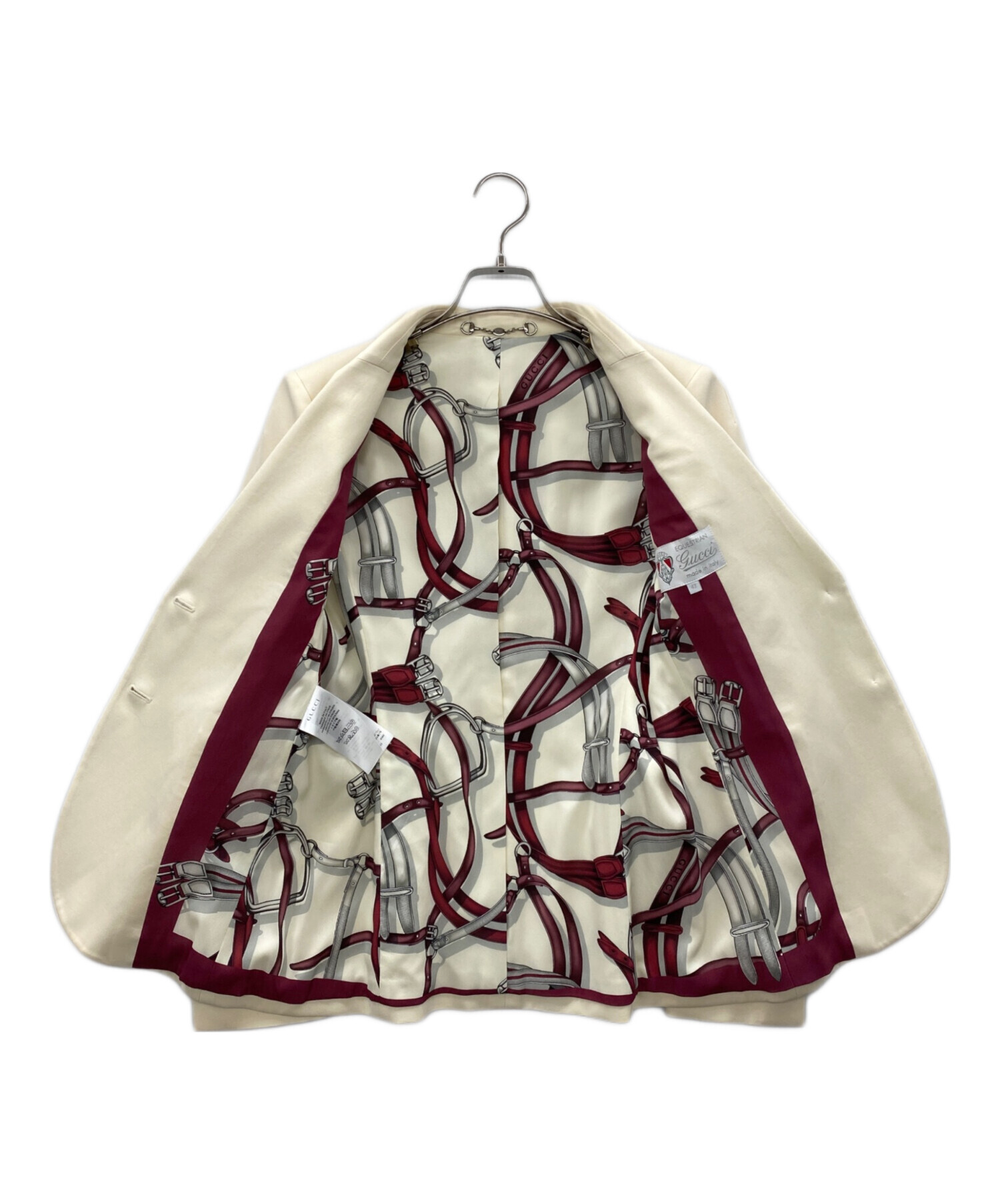 中古・古着通販】GUCCI (グッチ) テーラードジャケット ベージュ