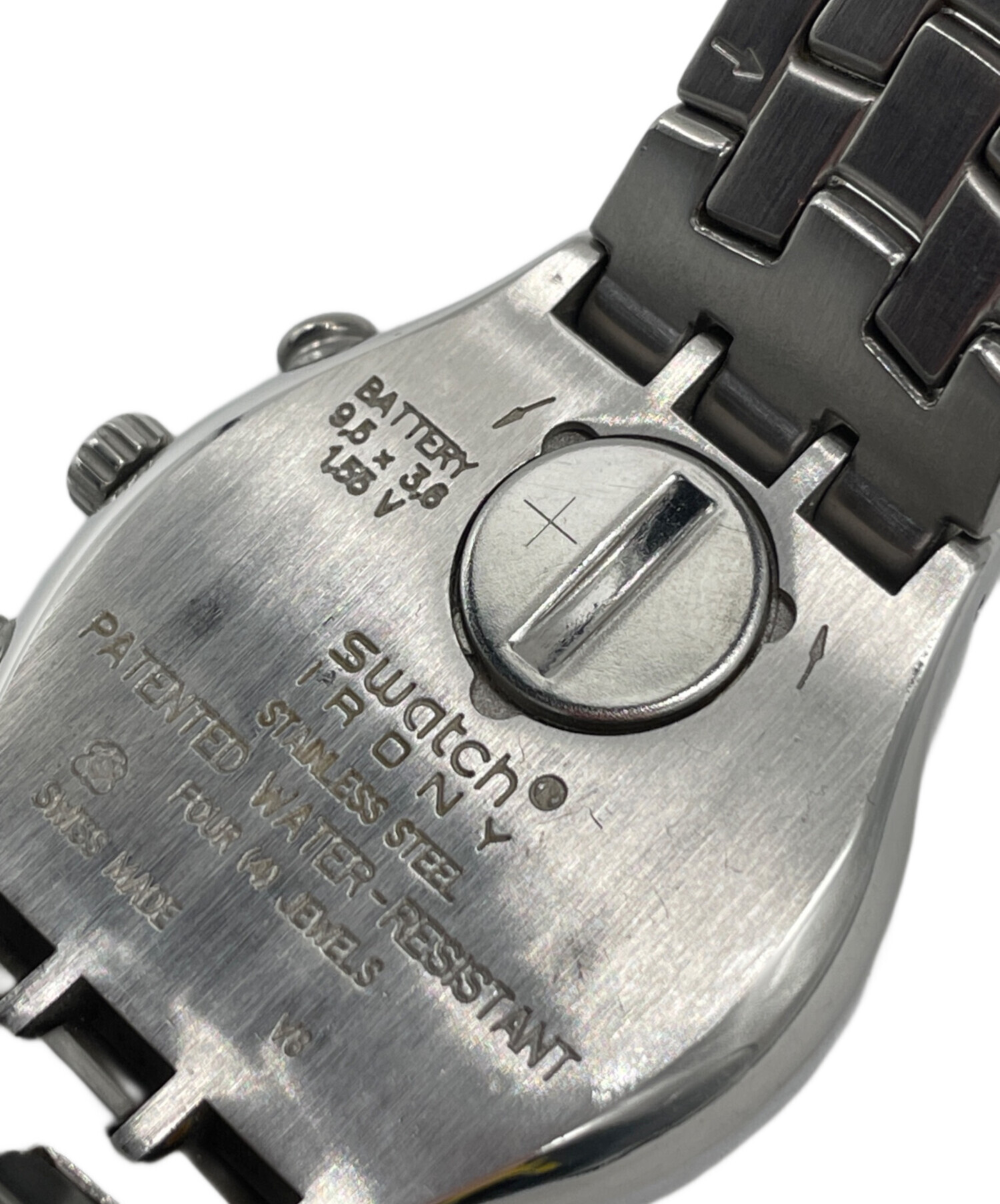 中古・古着通販】SWATCH (スウォッチ) クロノグラフ シルバー