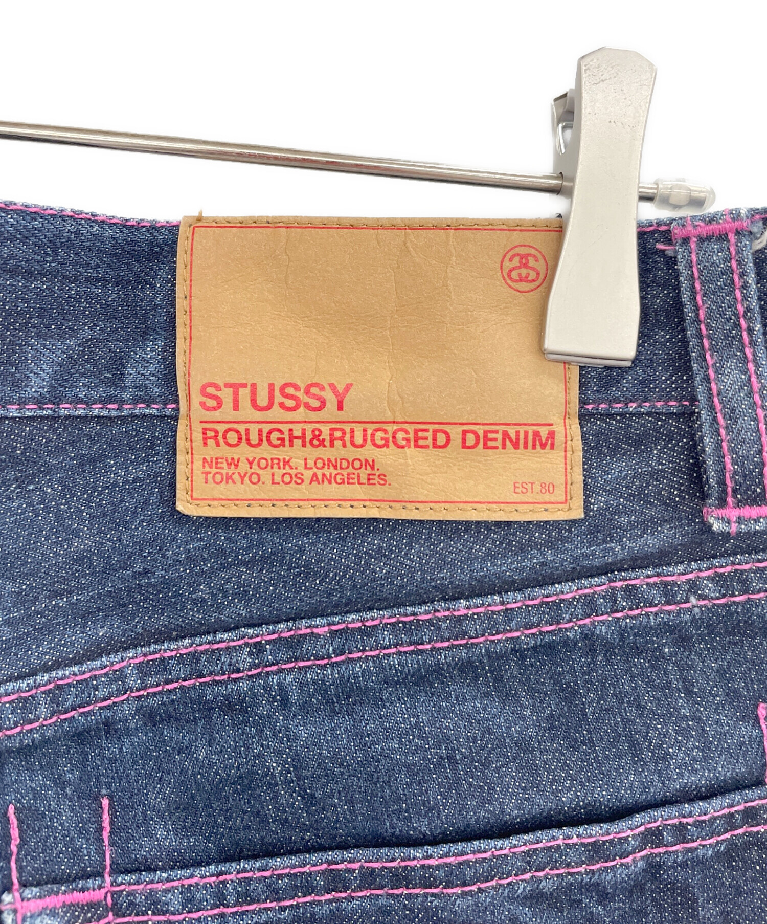 中古・古着通販】stussy (ステューシー) ショートデニム ネイビー