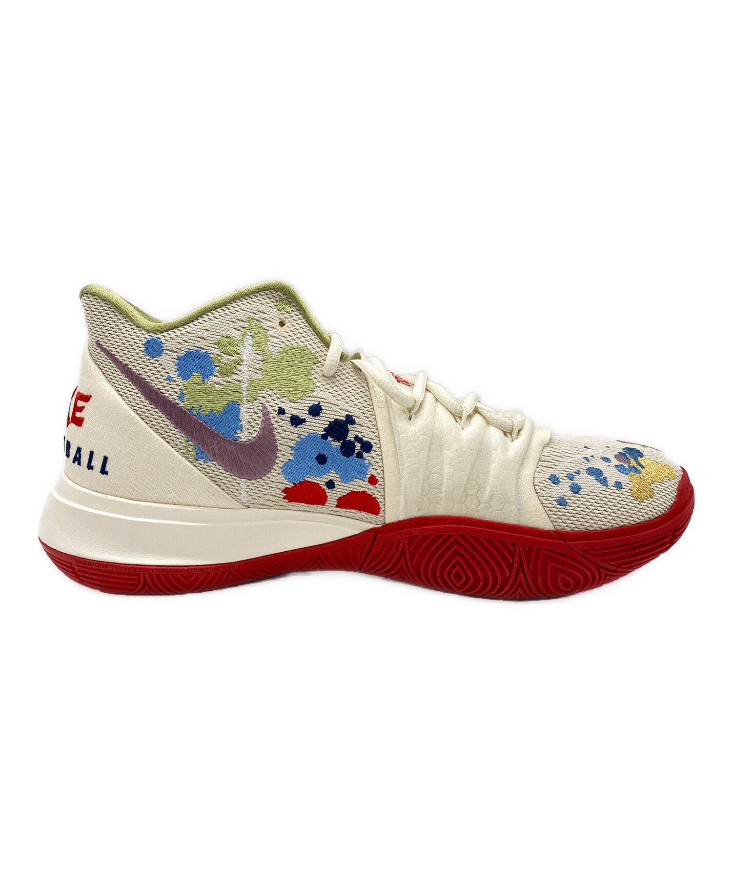 メンズ27cm NIKE × BANDULU カイリー5 マルチ/レッド 中古・古着通販】NIKE (ナイキ) NIKE × BANDULU KYRIE 5 