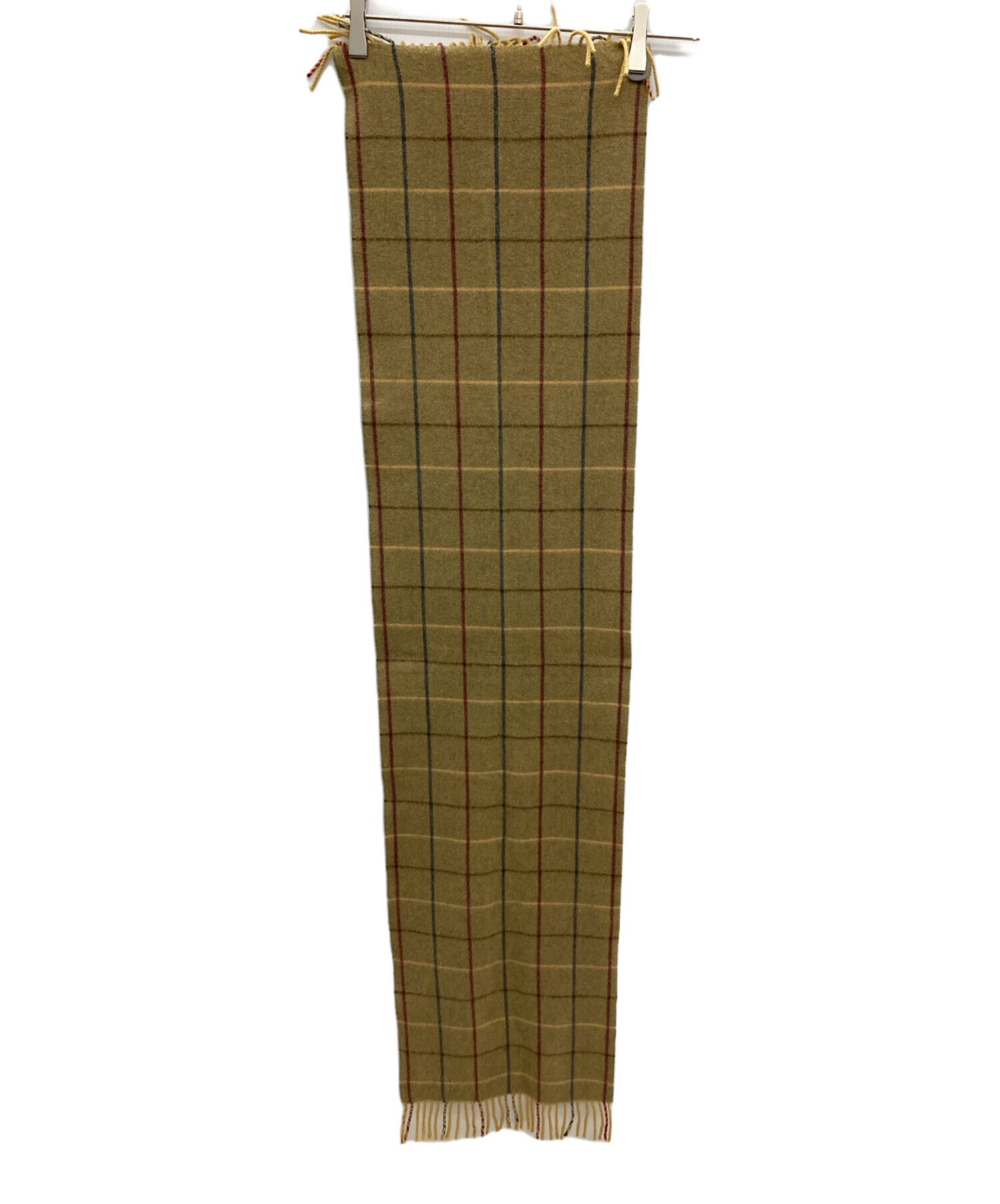 olive【BURBERRY】マフラー　カシミヤ100%【新品未使用】 中古・古着通販】Burberry's (バーバリー) カシミヤマフラー オリーブ