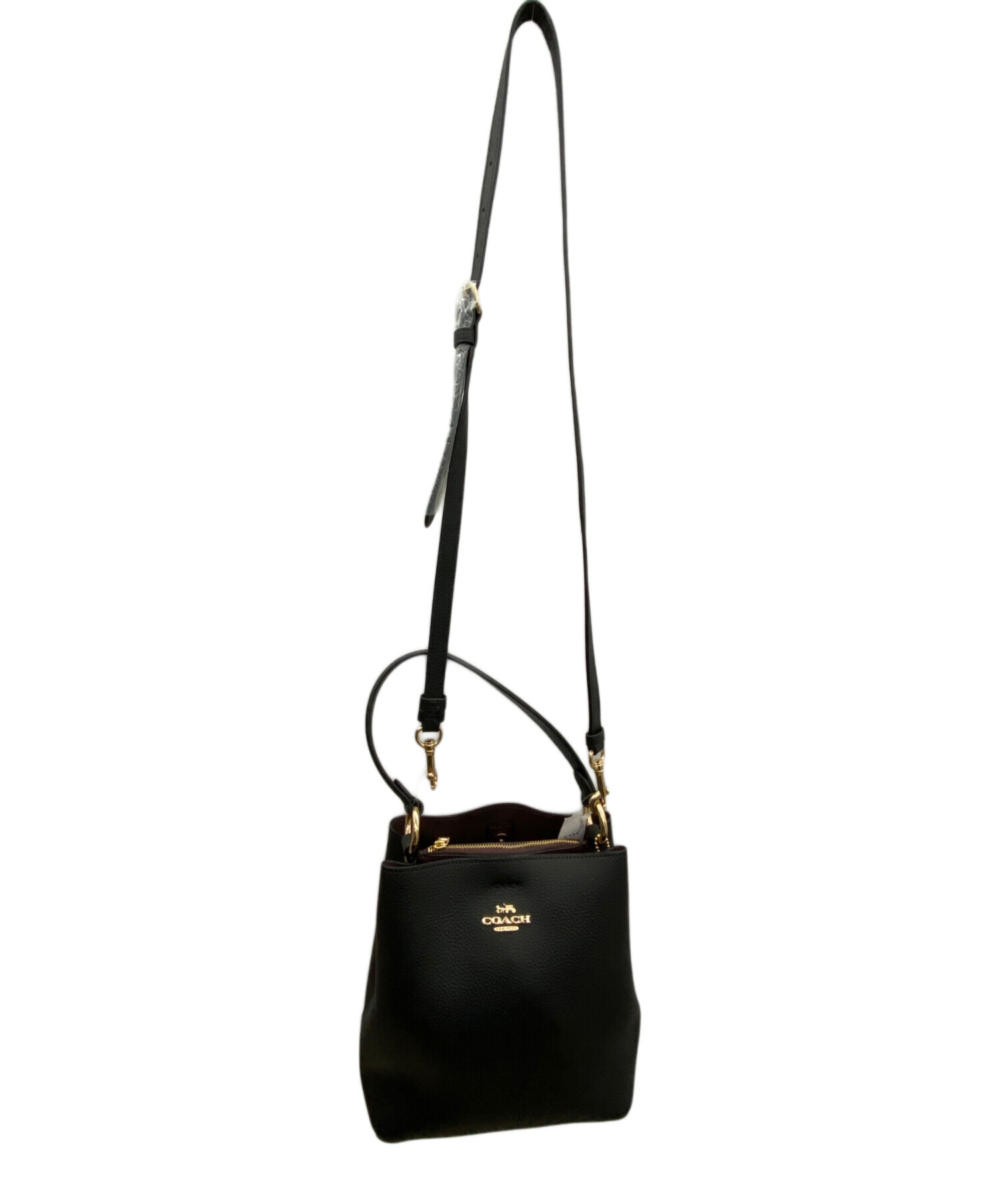 中古・古着通販】COACH (コーチ) 2WAYショルダーバッグ ブラック 未 