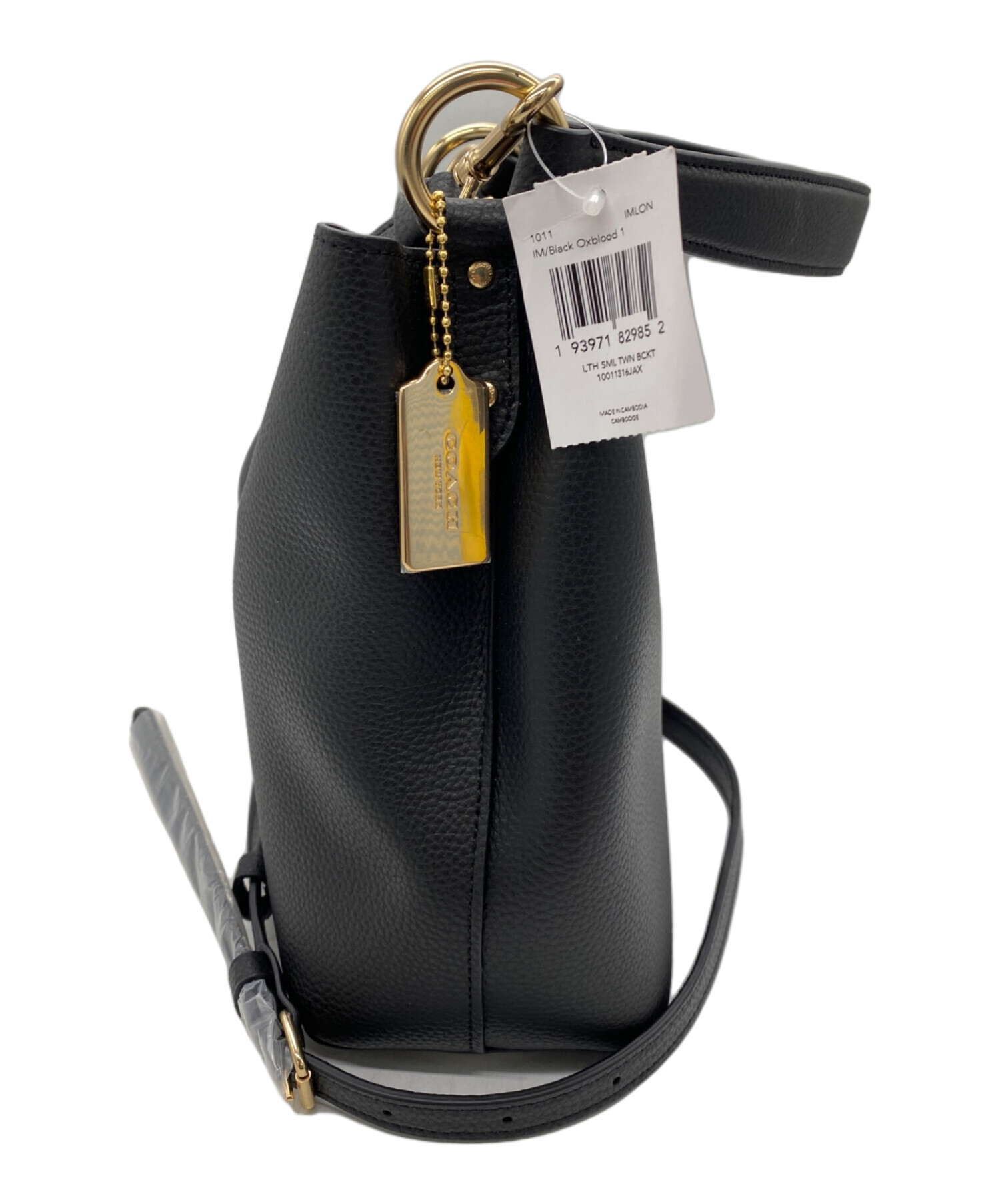 中古・古着通販】COACH (コーチ) 2WAYショルダーバッグ ブラック 未 