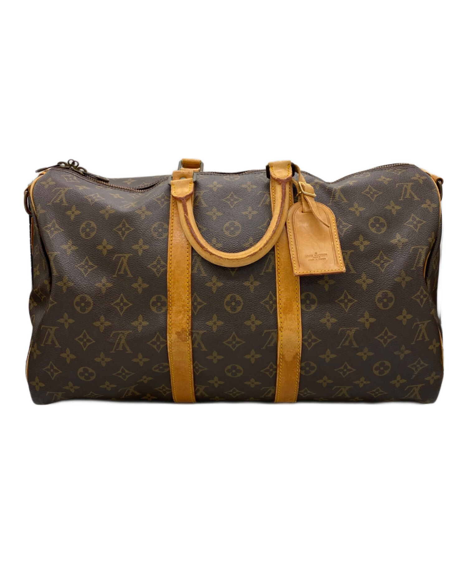 ルイ・ヴィトン ダッフルバッグ ブラウン 中古・古着通販】LOUIS VUITTON (ルイ ヴィトン) トラベルバッグ