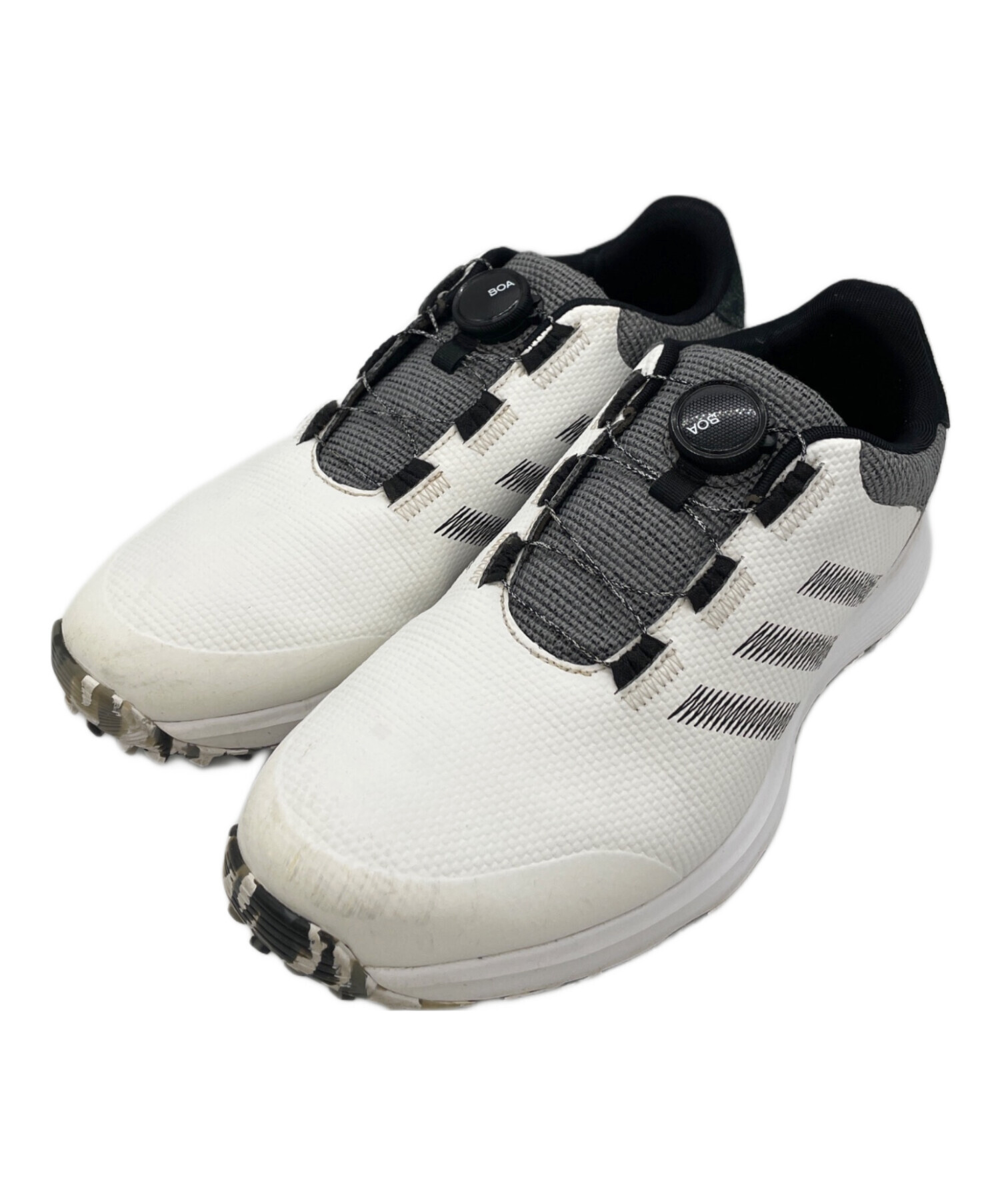 中古・古着通販】adidas (アディダス) ゴルフシューズ ホワイト サイズ 