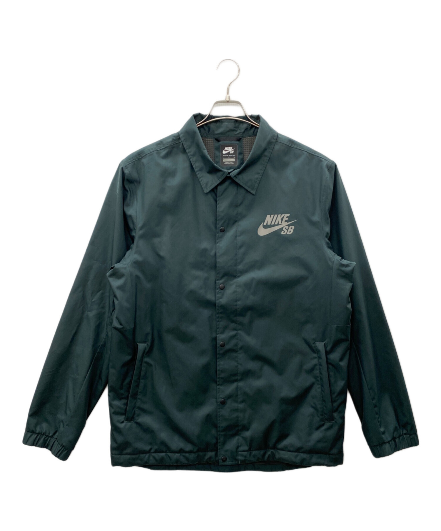 中古・古着通販】NIKE (ナイキ) コーチジャケット グリーン サイズ:L