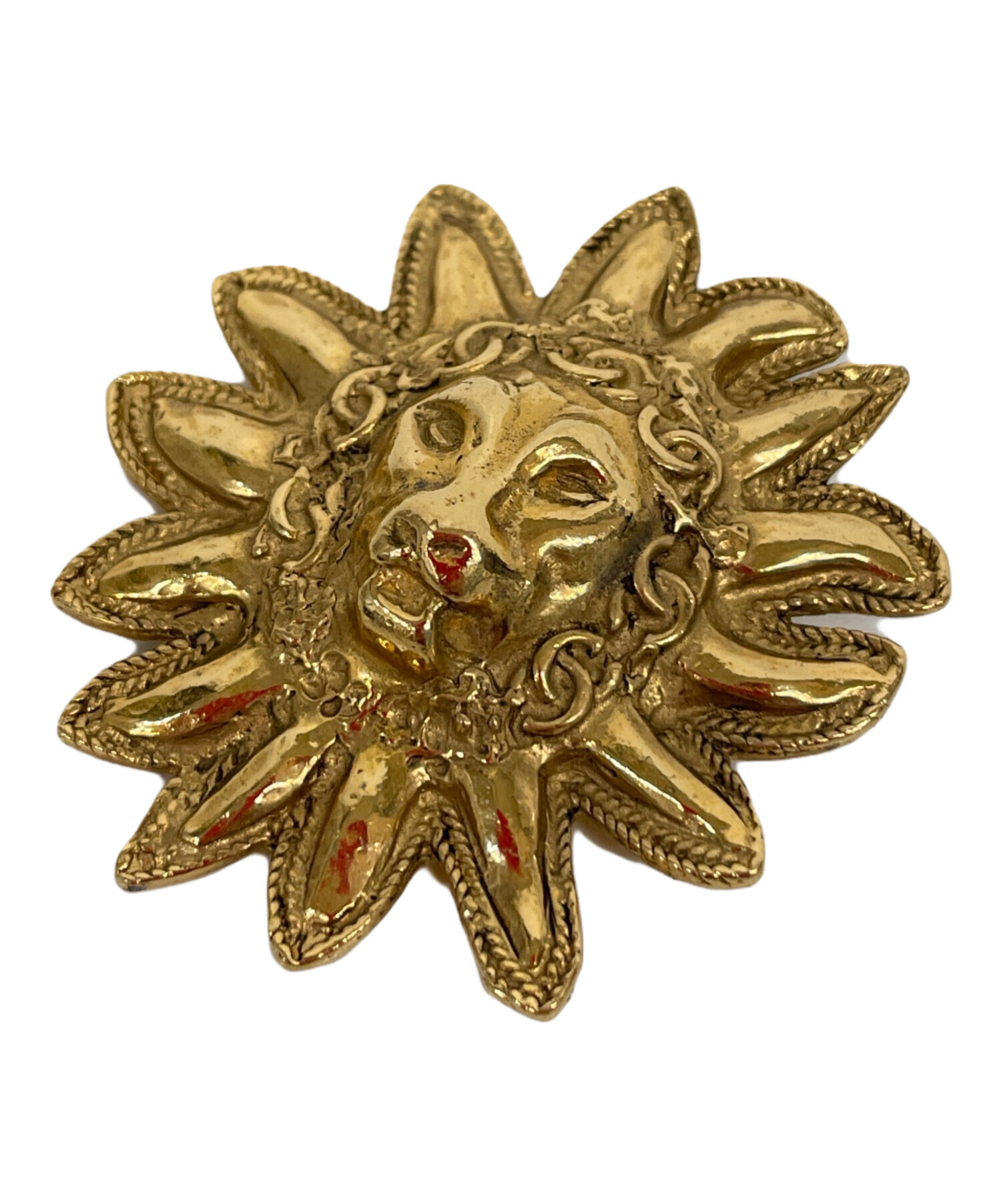 中古・古着通販】CHANEL (シャネル) ブローチ ゴールド｜ブランド