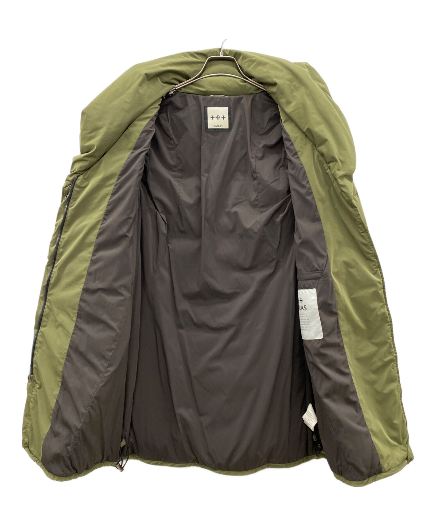 中古・古着通販】TATRAS (タトラス) ダウンコート オリーブ サイズ