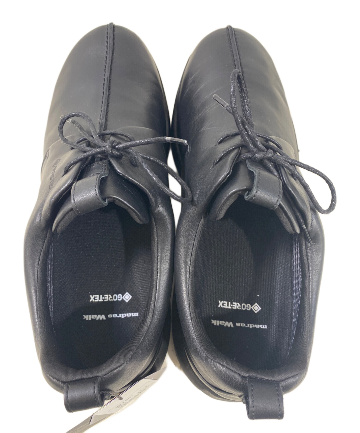 madras ゴアテックスサラウンド madrasWalk GORE-TEX】マドラスウォーク GORE-TEX新品未使用 モカシン ブラックレザー 靴