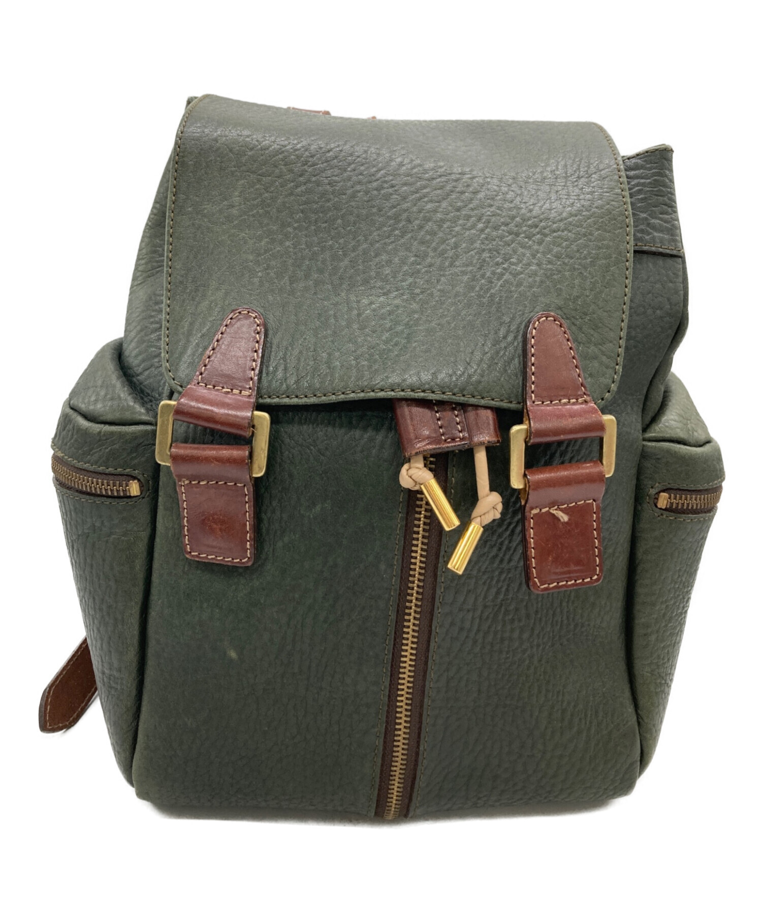 新品♡SOMES SADDLE ソメスサドル ターンロック レザー リュック 中古・古着通販】SOMES SADDLE (ソメスサドル) レザーリュック