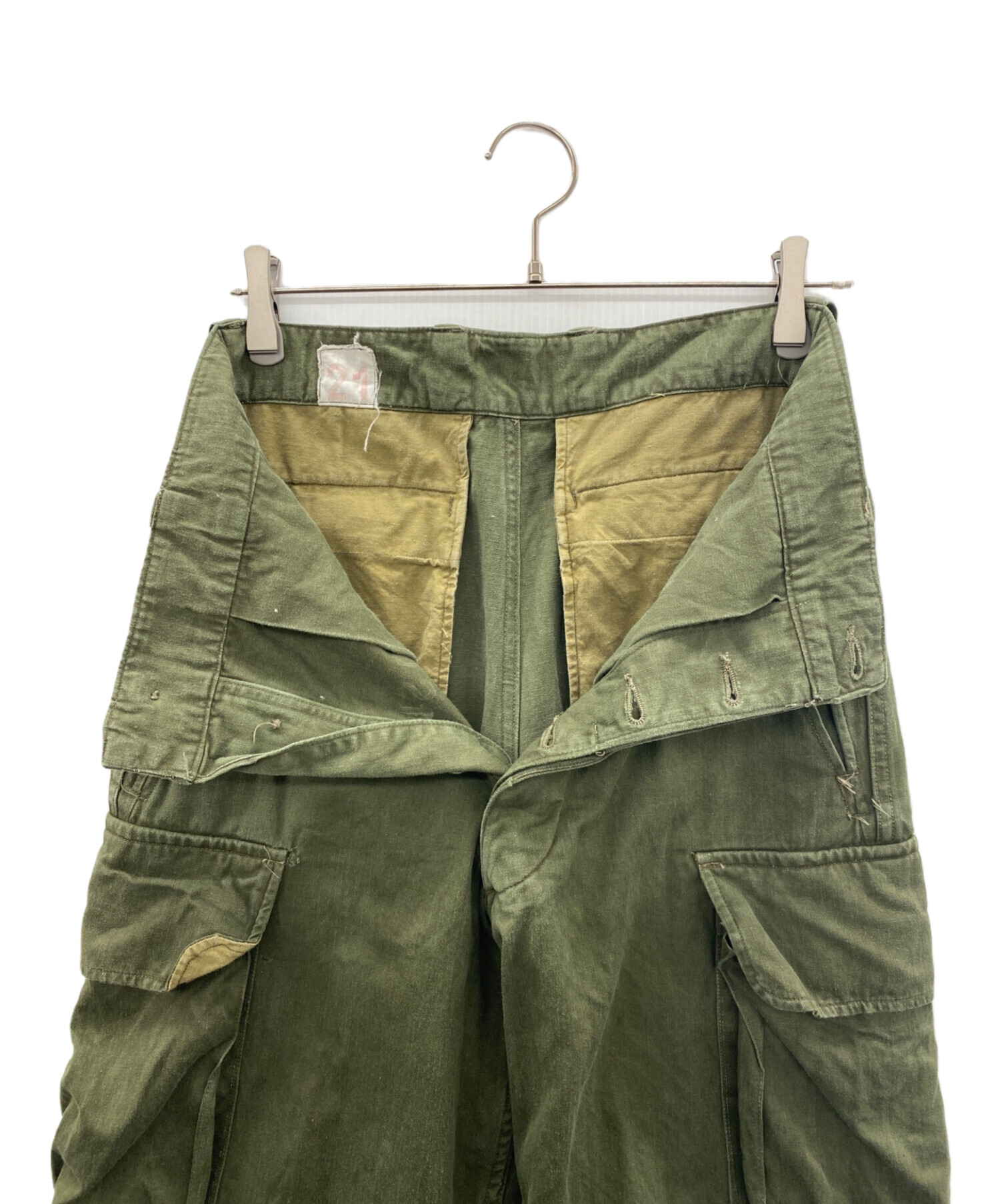 中古・古着通販】French Army (フランス軍) M47カーゴパンツ オリーブ