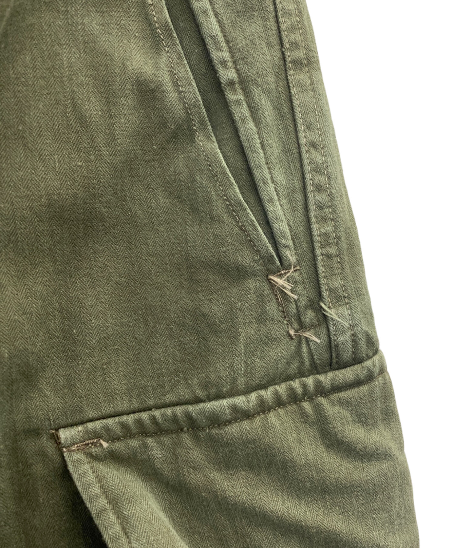 中古・古着通販】French Army (フランス軍) M47カーゴパンツ オリーブ