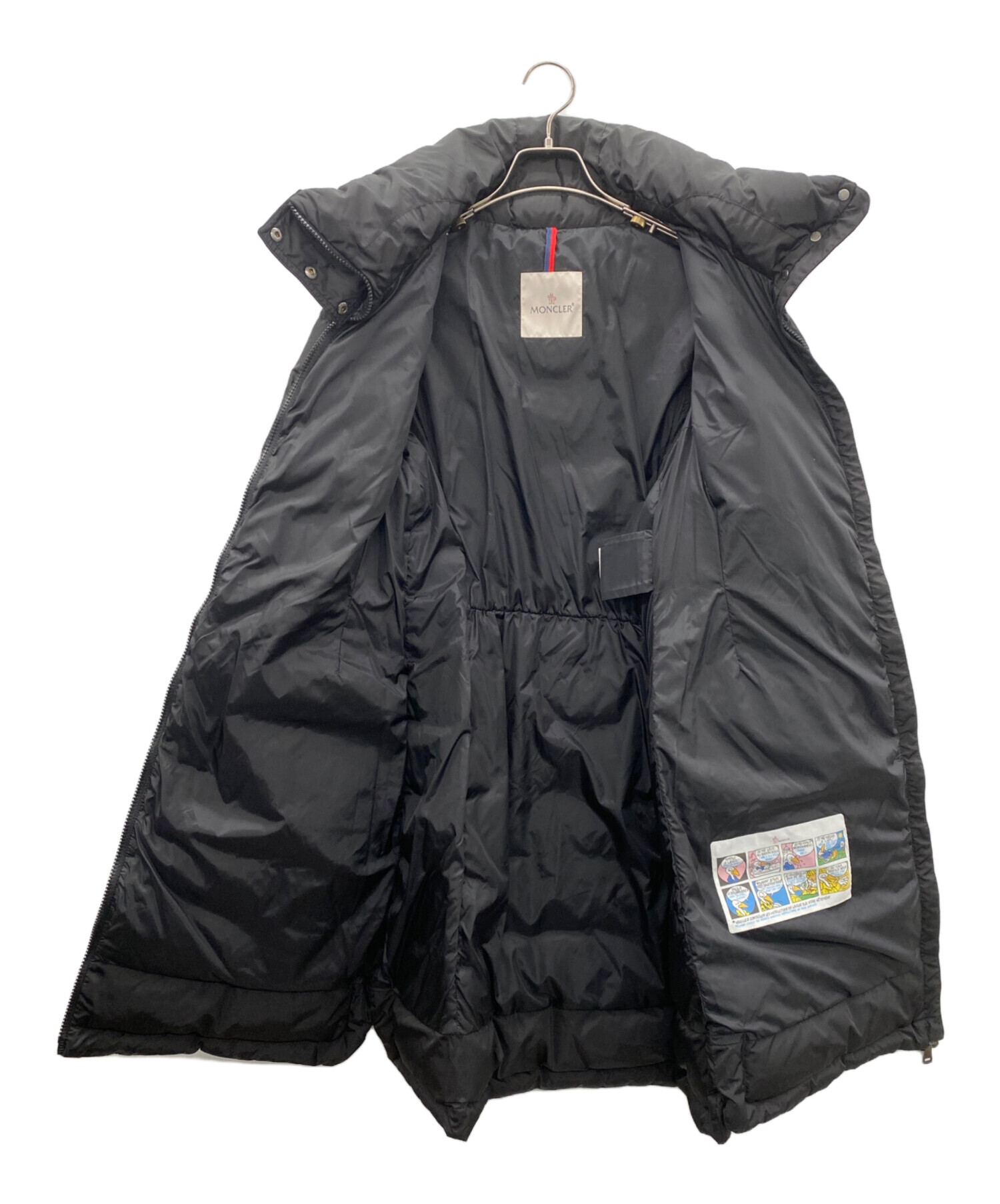 中古・古着通販】MONCLER (モンクレール) ダウンコート ブラック