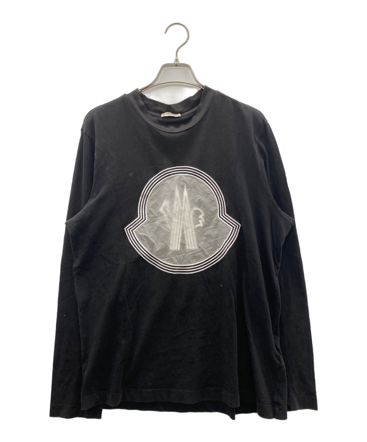 中古・古着通販】MONCLER (モンクレール) 長袖カットソー ブラック