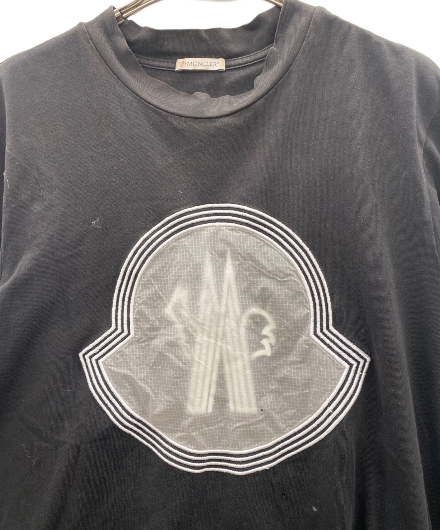 中古・古着通販】MONCLER (モンクレール) 長袖カットソー ブラック