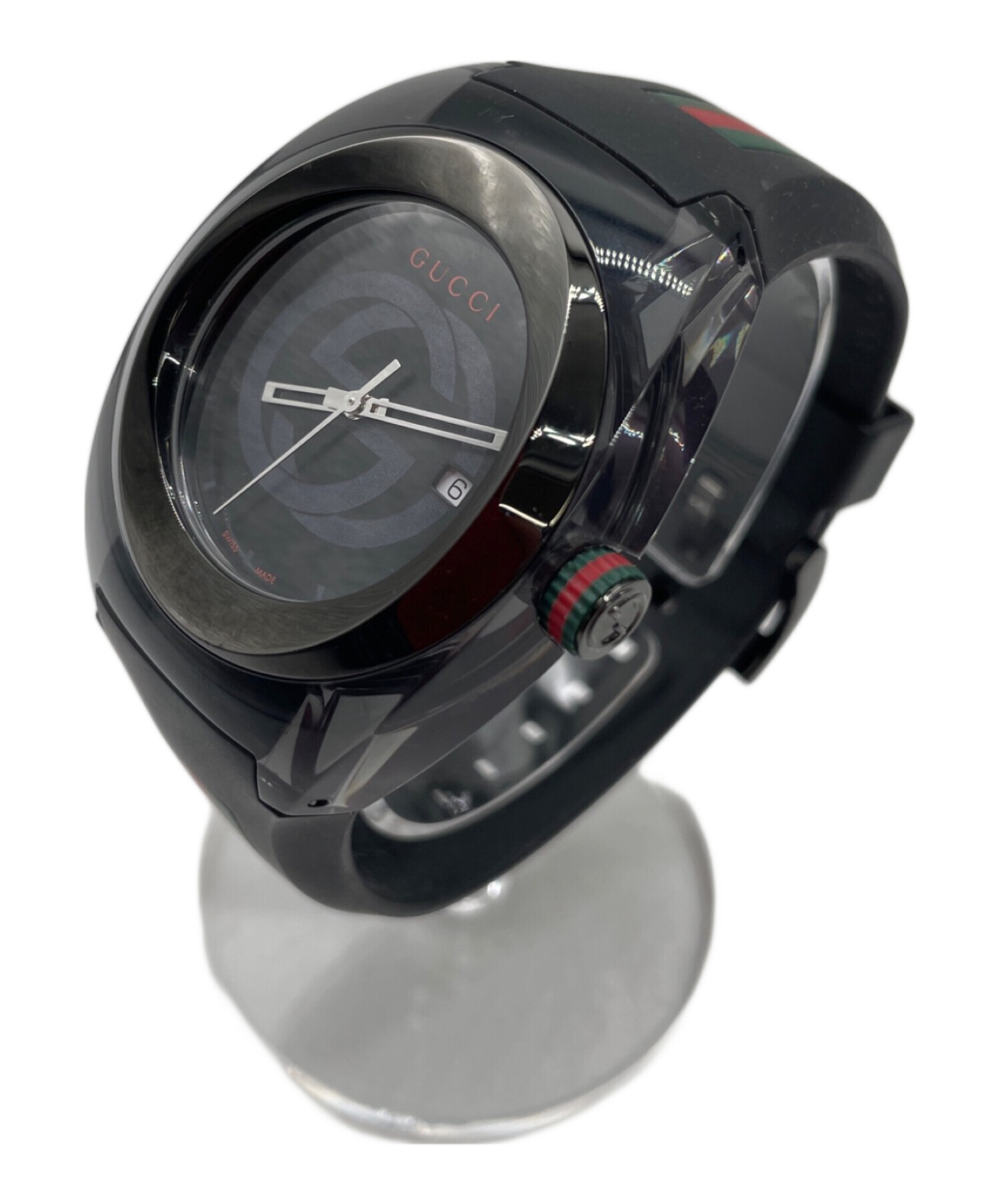 中古・古着通販】GUCCI (グッチ) シェリーライン ブラック｜ブランド