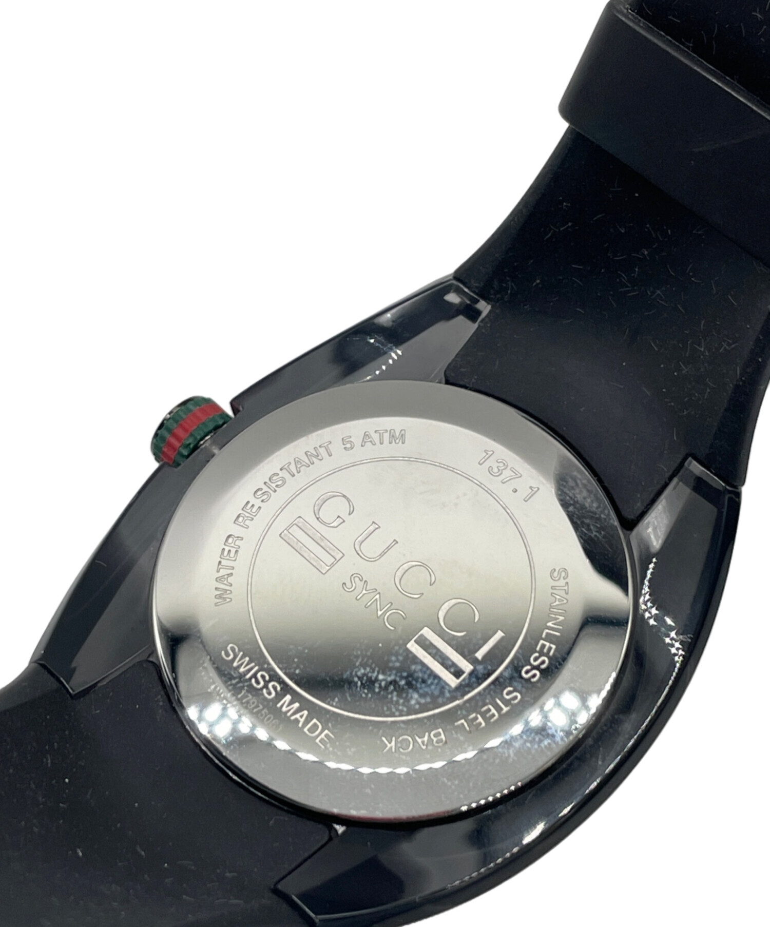 GUCCI お12326【中古】GUCCI グッチ シェリーライン ローマ数字 