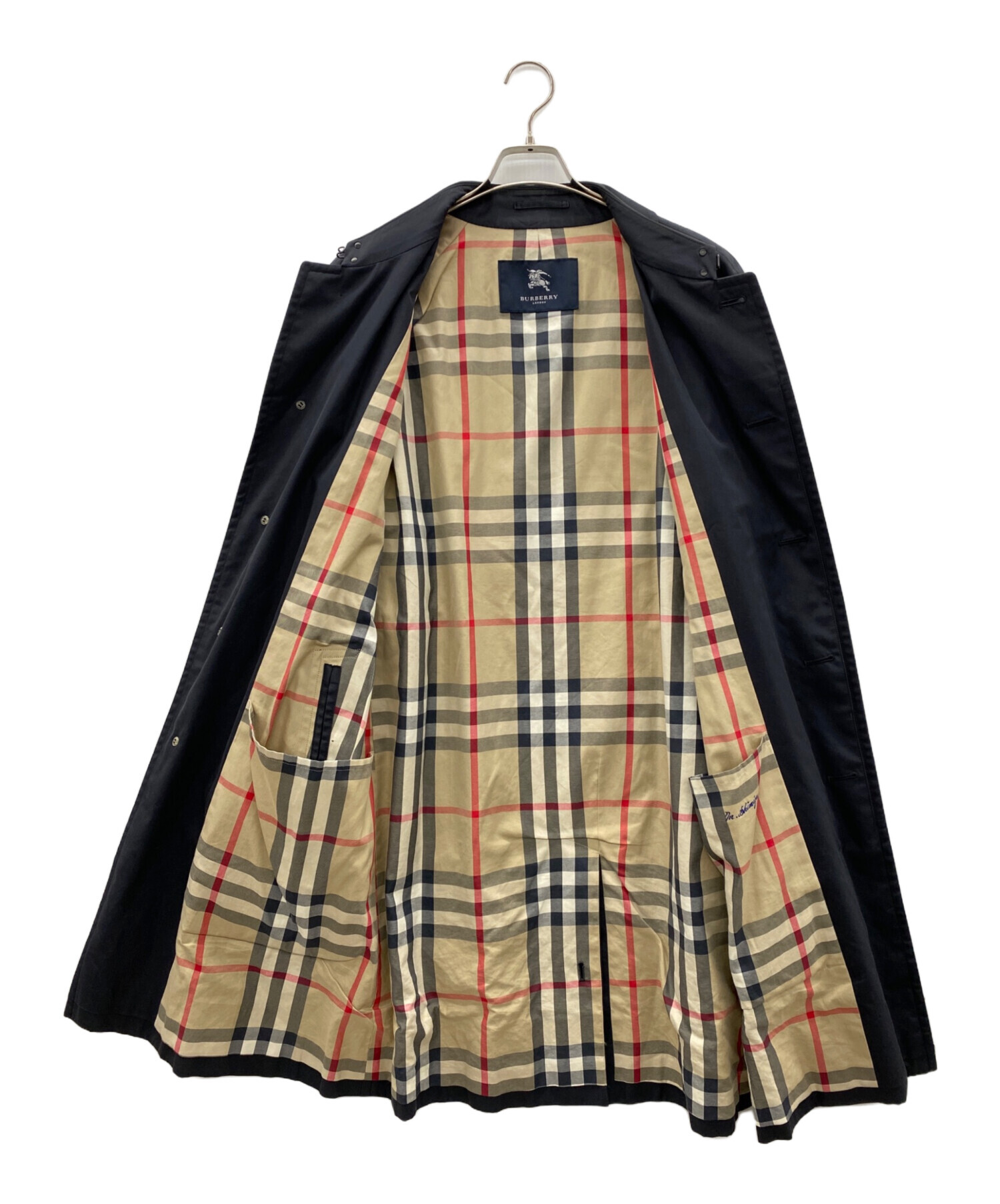 中古・古着通販】BURBERRY (バーバリー) トレンチコート ネイビー