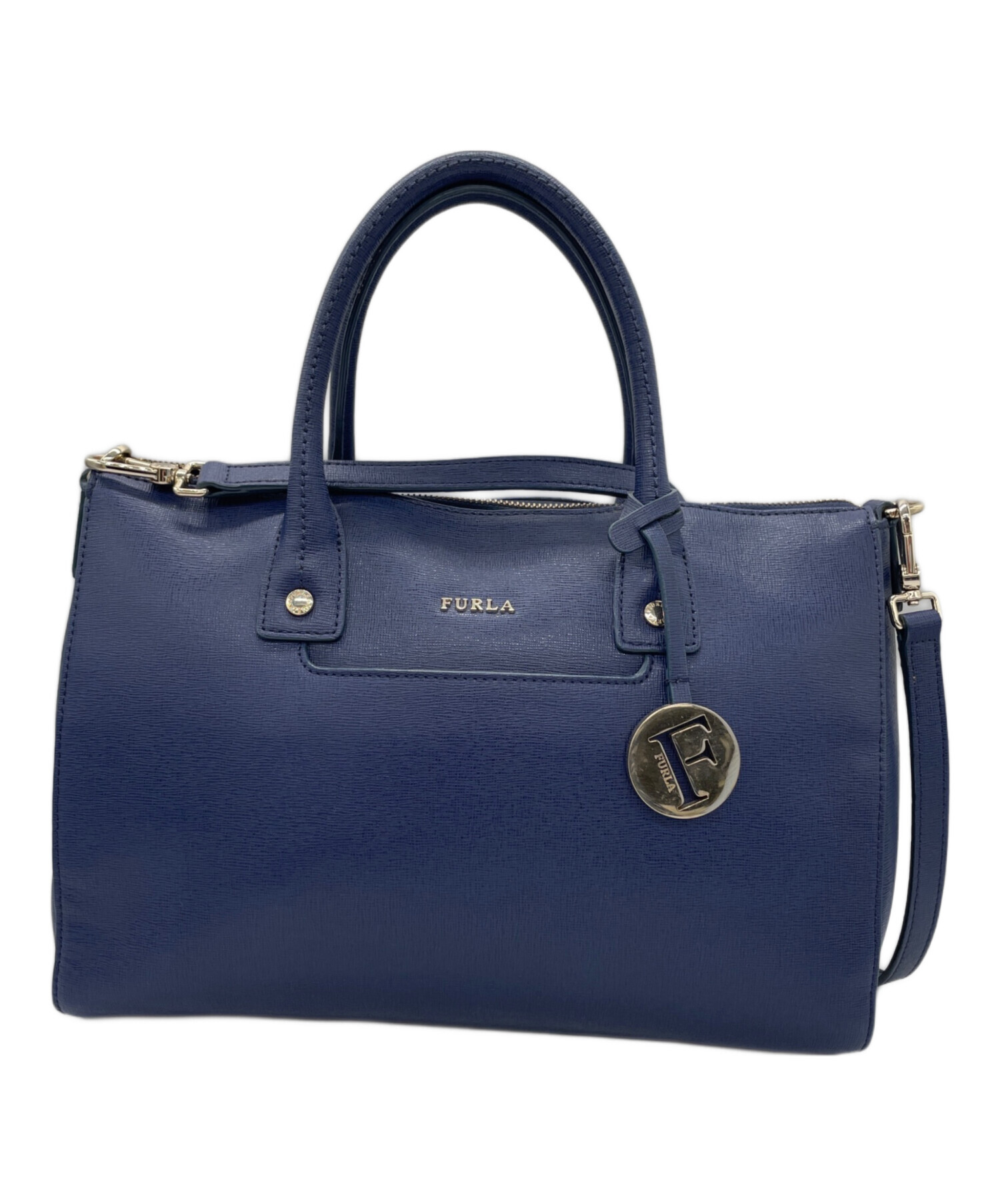中古・古着通販】FURLA (フルラ) 2WAYバッグ ネイビー｜ブランド・古着