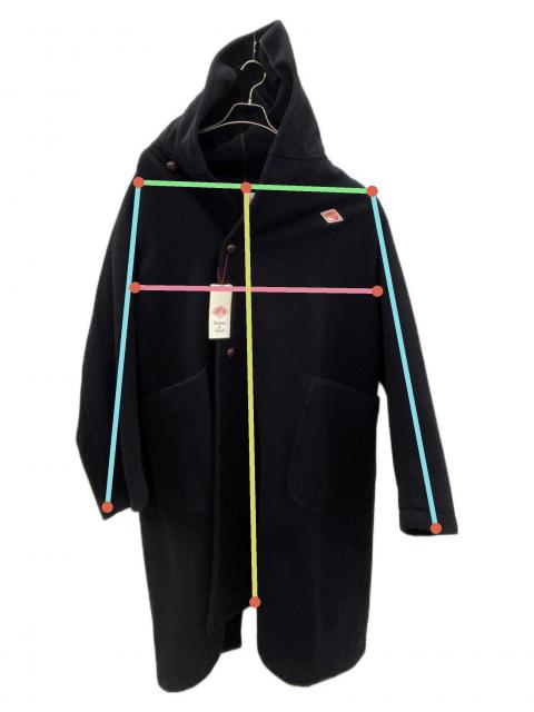 中古・古着通販】DANTON (ダントン) ウールモッサコート ネイビー