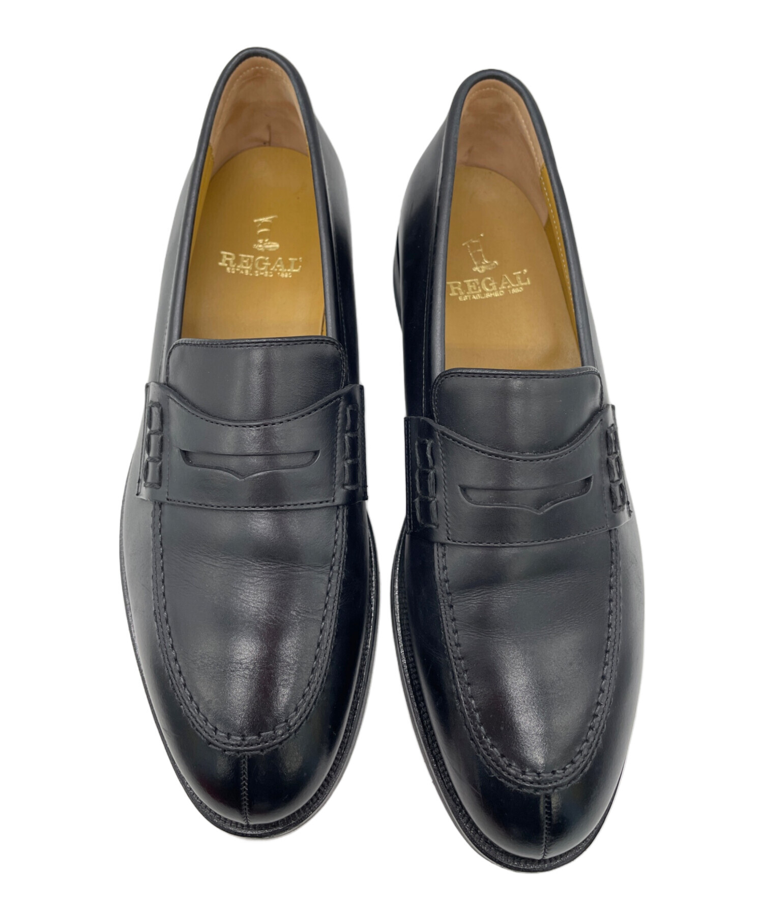 中古・古着通販】REGAL (リーガル) コインローファー ブラック サイズ