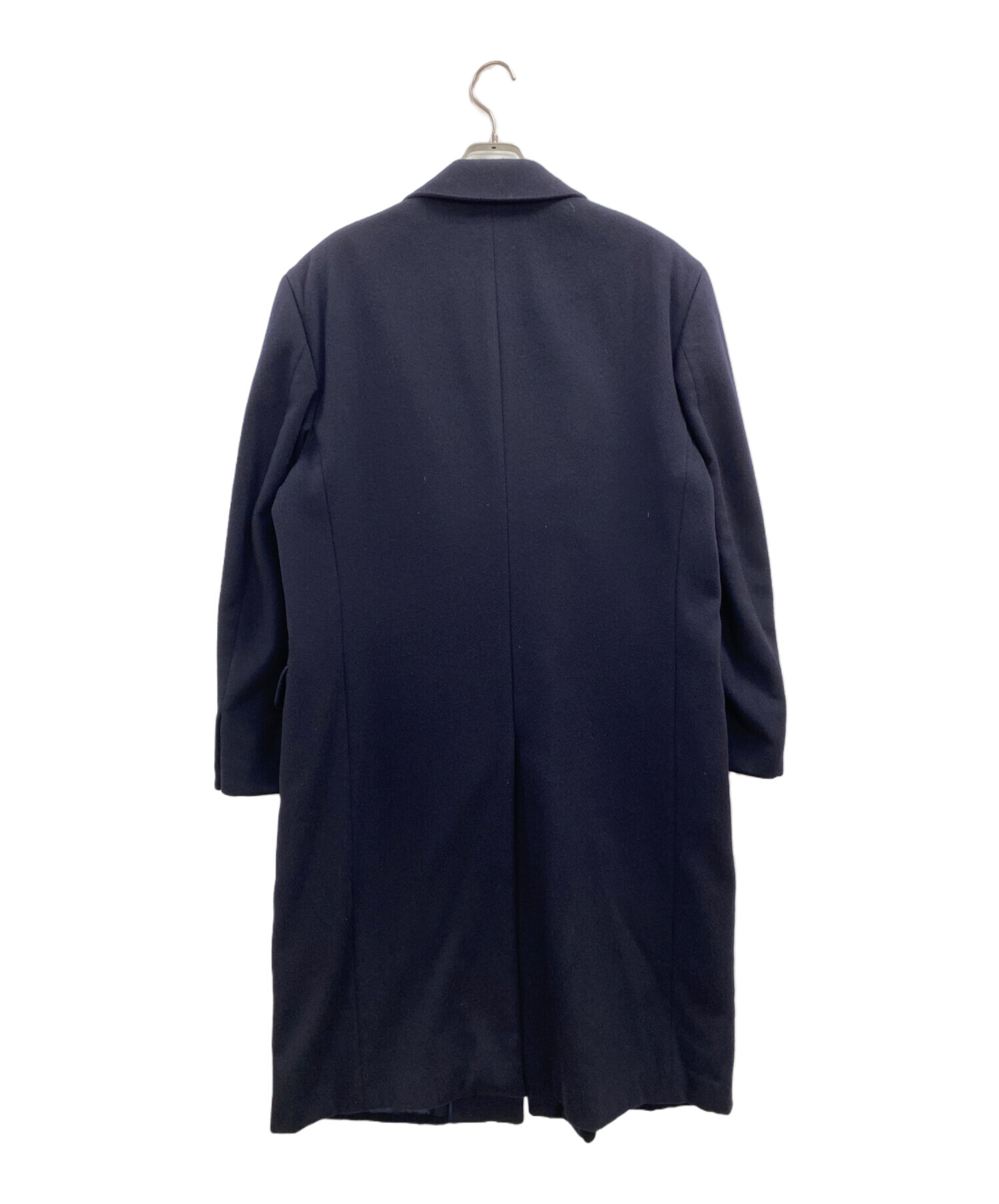 中古・古着通販】LANVIN (ランバン) チェスターコート ネイビー サイズ