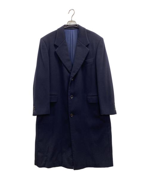 中古・古着通販】LANVIN (ランバン) チェスターコート ネイビー サイズ