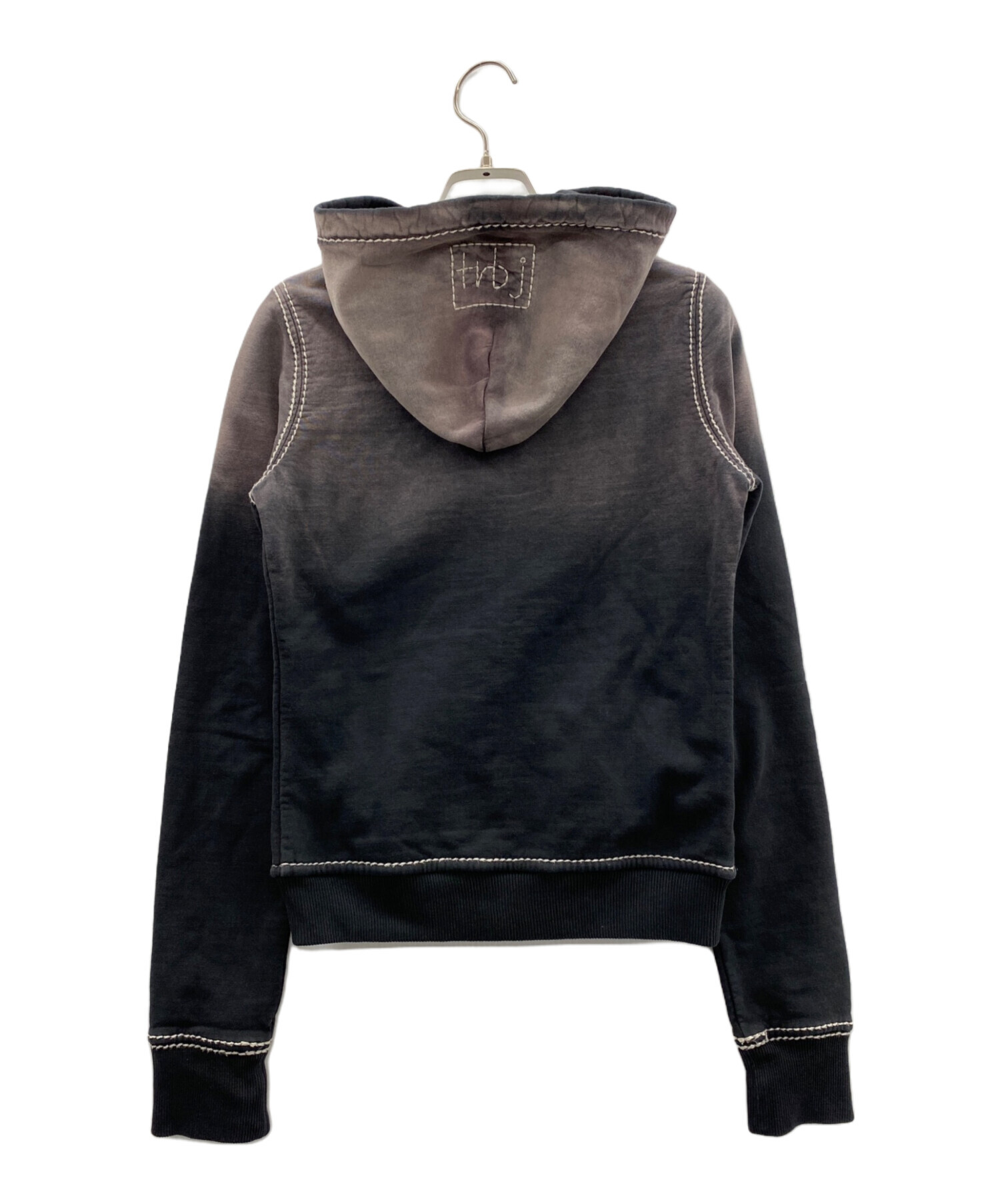 TRUERELIGION刺繍 フード付き グレー パーカー 中古・古着通販】TRUE RELIGION (トゥルー レリジョン) ジップパーカー
