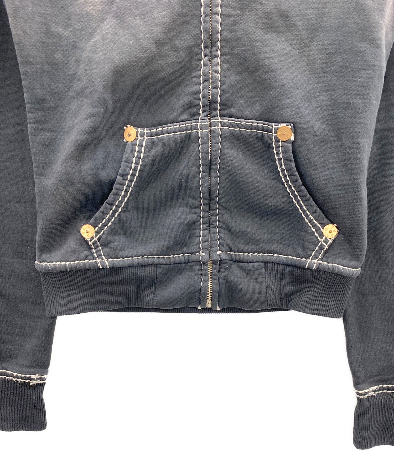 中古・古着通販】TRUE RELIGION (トゥルー レリジョン) ジップパーカー