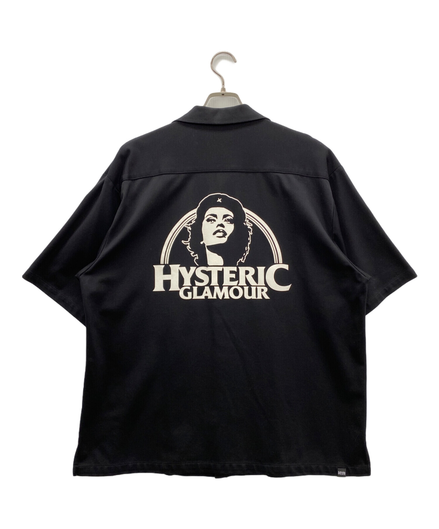 ヒステリックグラマー 24SS シャツ 半袖 F 黒 01241AH08 HYSTERIC GLAMOUR(ヒステリックグラマー)24SS/春夏 新作商品が多数入荷