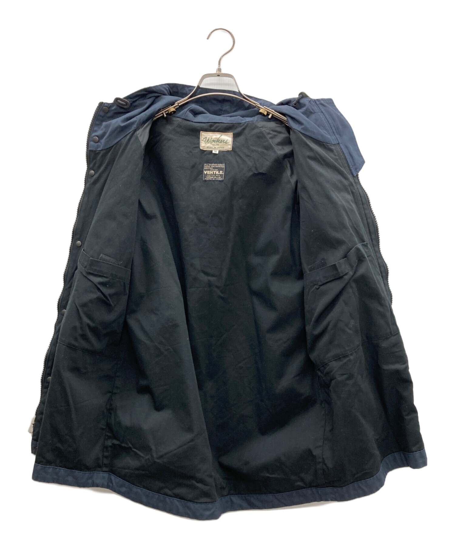 中古・古着通販】WORKERS (ワーカーズ) コットンジャケット ネイビー 中古・古着通販】WORKERS (ワーカーズ) コットンジャケット ネイビー