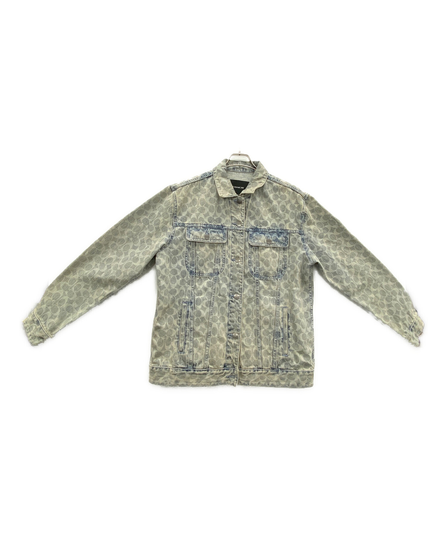 中古・古着通販】COACH (コーチ) デニムジャケット インディゴ 中古・古着通販】COACH (コーチ) デニムジャケット インディゴ