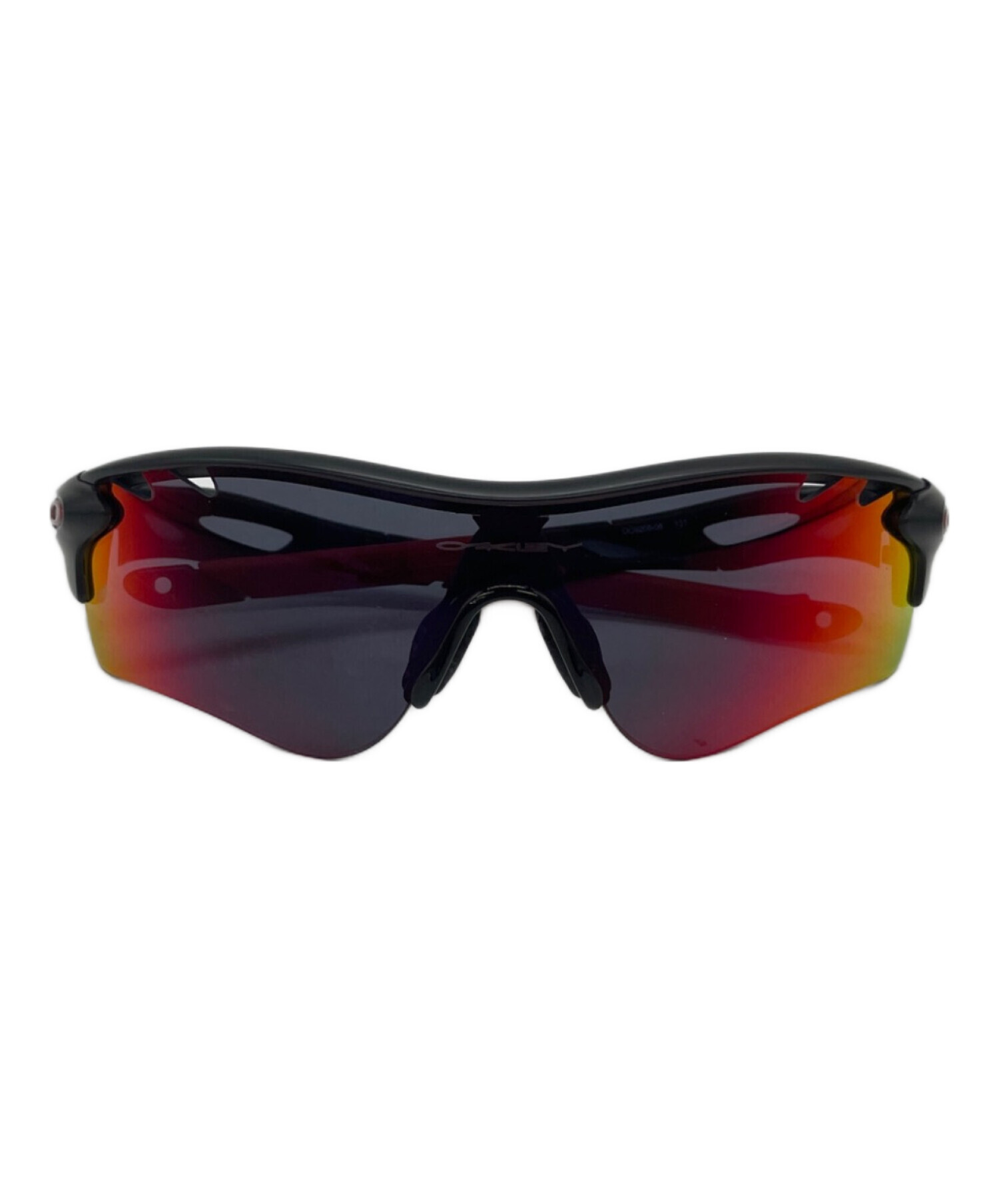 OAKLEY スポーツサングラス ブラック/レッド Oakley スポーツサングラス ブラック/レッド 【公式通販】