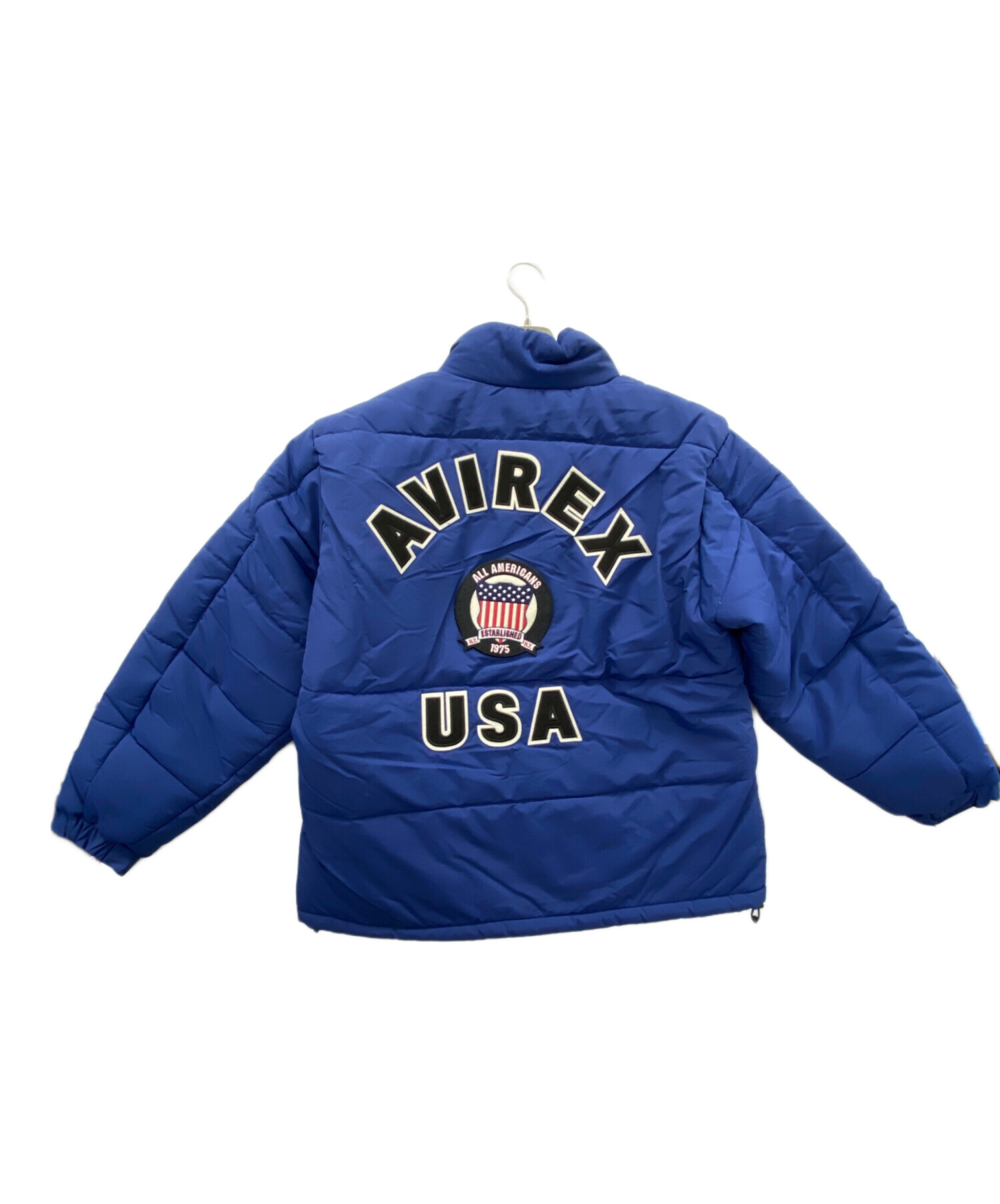 中古・古着通販】AVIREX (アヴィレックス) 中綿ジャケット ブルー