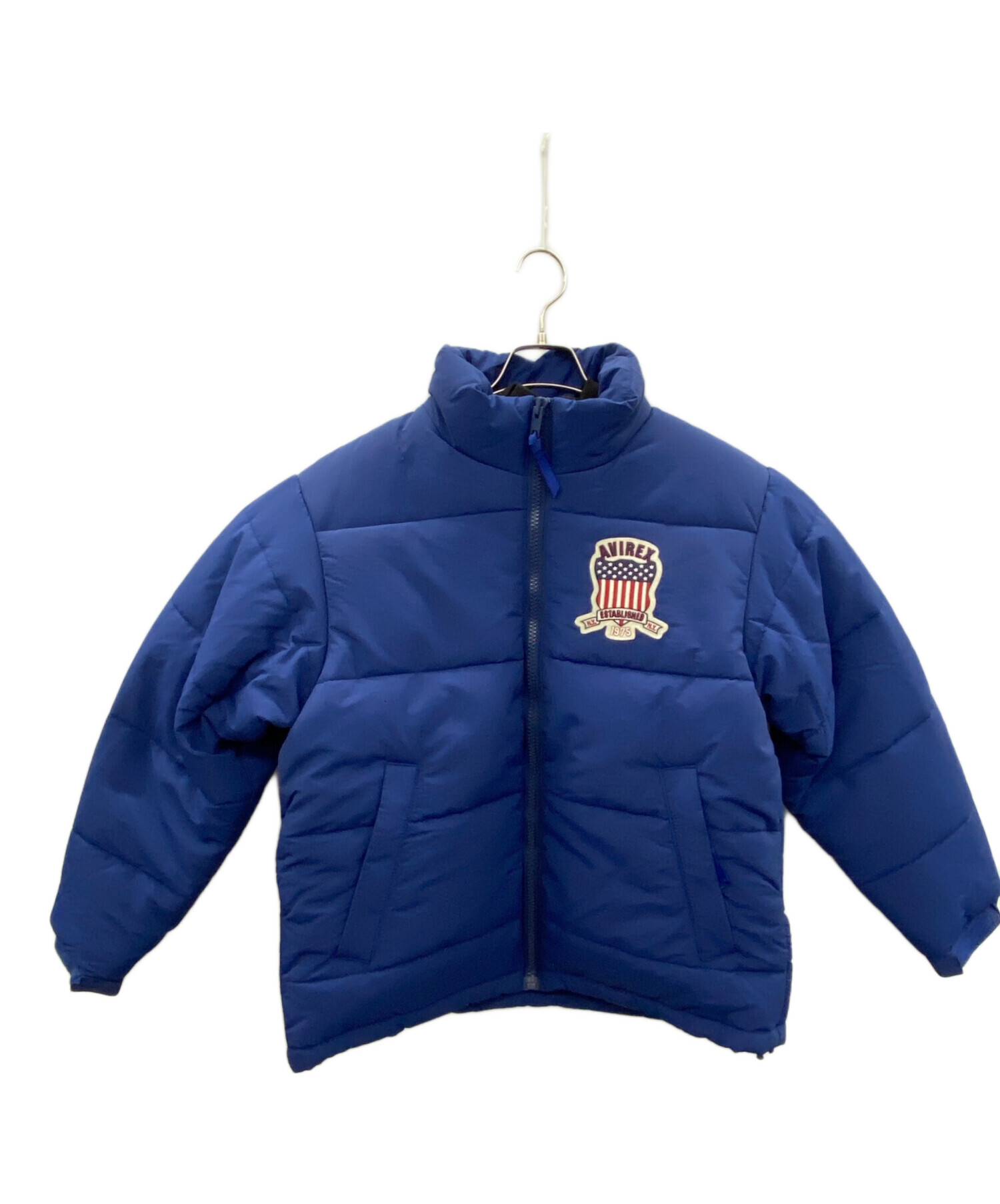 中古・古着通販】AVIREX (アヴィレックス) 中綿ジャケット ブルー 