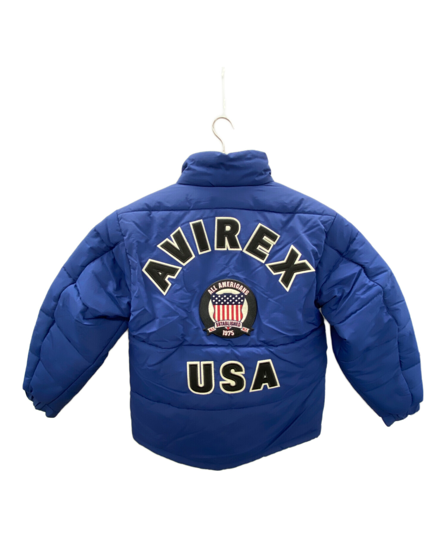 中古・古着通販】AVIREX (アヴィレックス) 中綿ジャケット ブルー 
