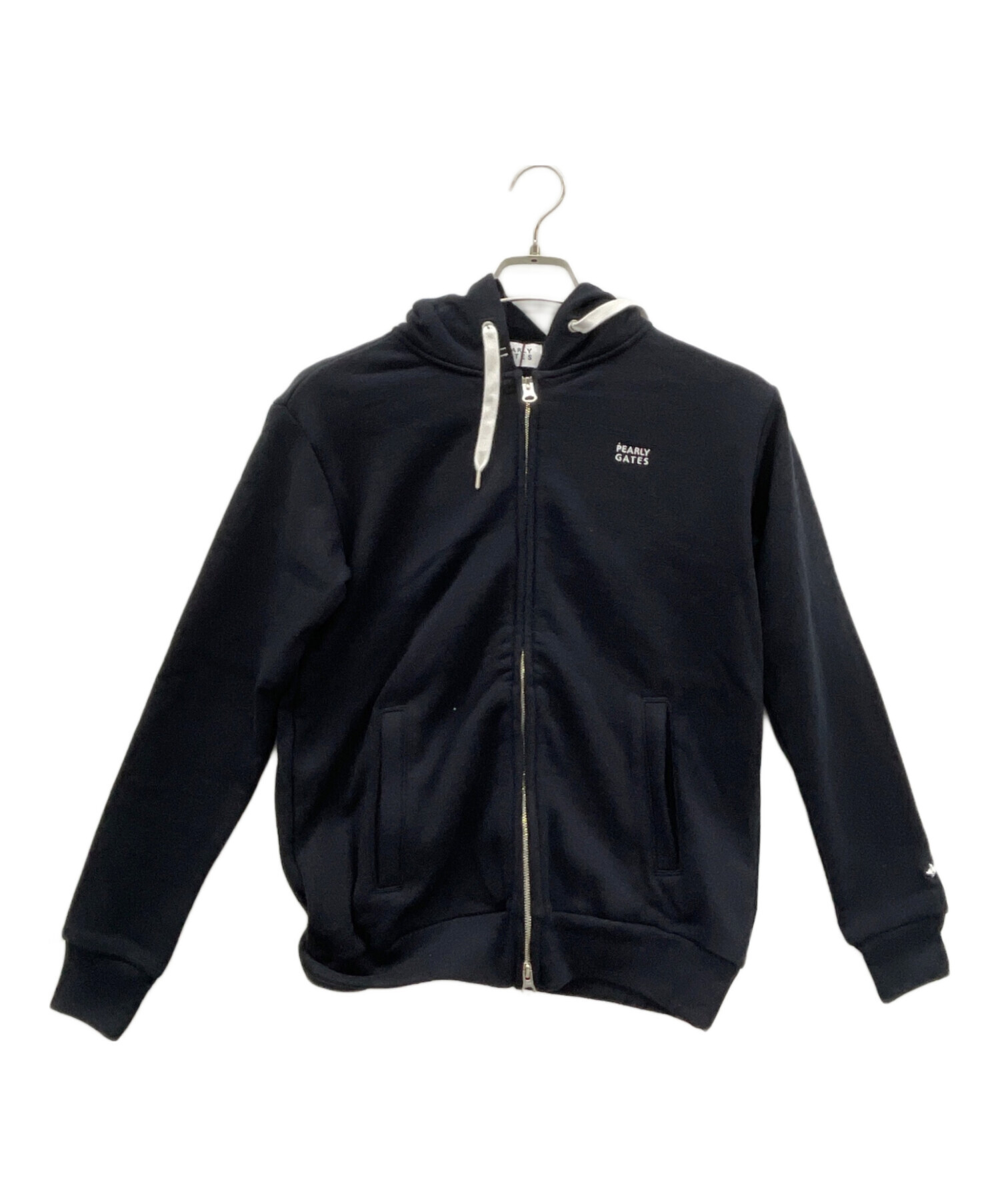 【極美品】PEARLY GATES ネイビーフード付きパーカー サイズ5 極美品】PEARLY GATES ネイビーフード付きパーカー サイズ5 【公式通販】