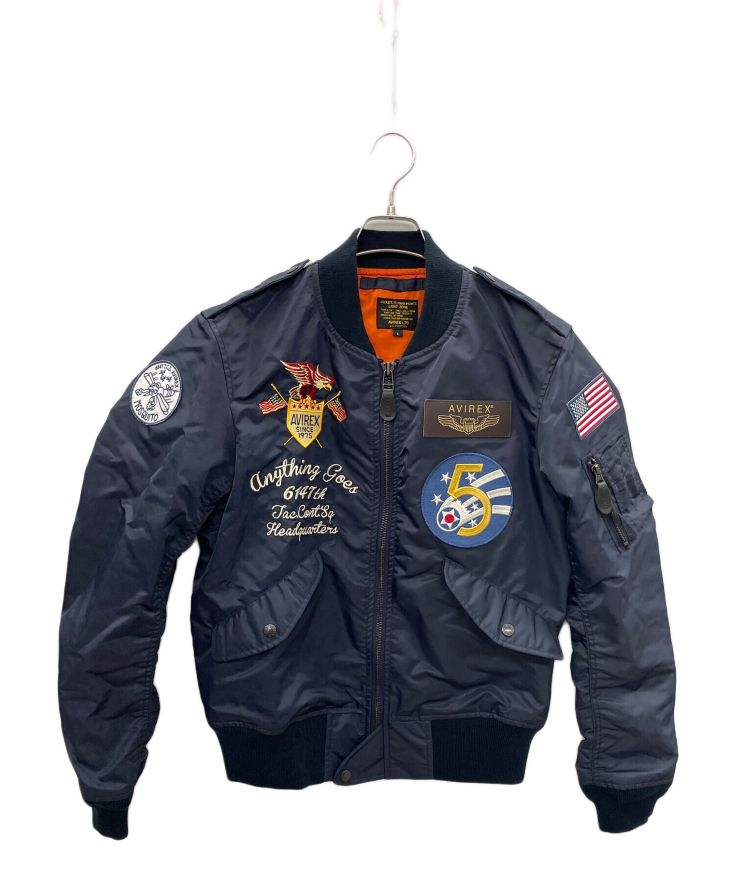 中古・古着通販】AVIREX (アヴィレックス) L-2 5th AIR FORCE ネイビー 