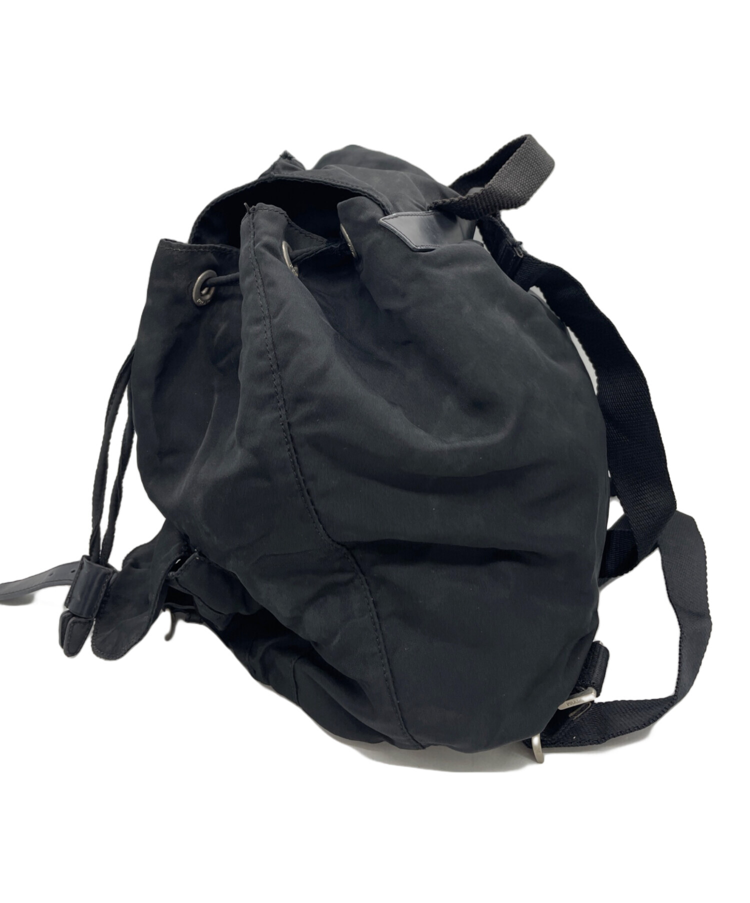 中古・古着通販】PRADA (プラダ) ナイロンリュック ブラック｜ブランド